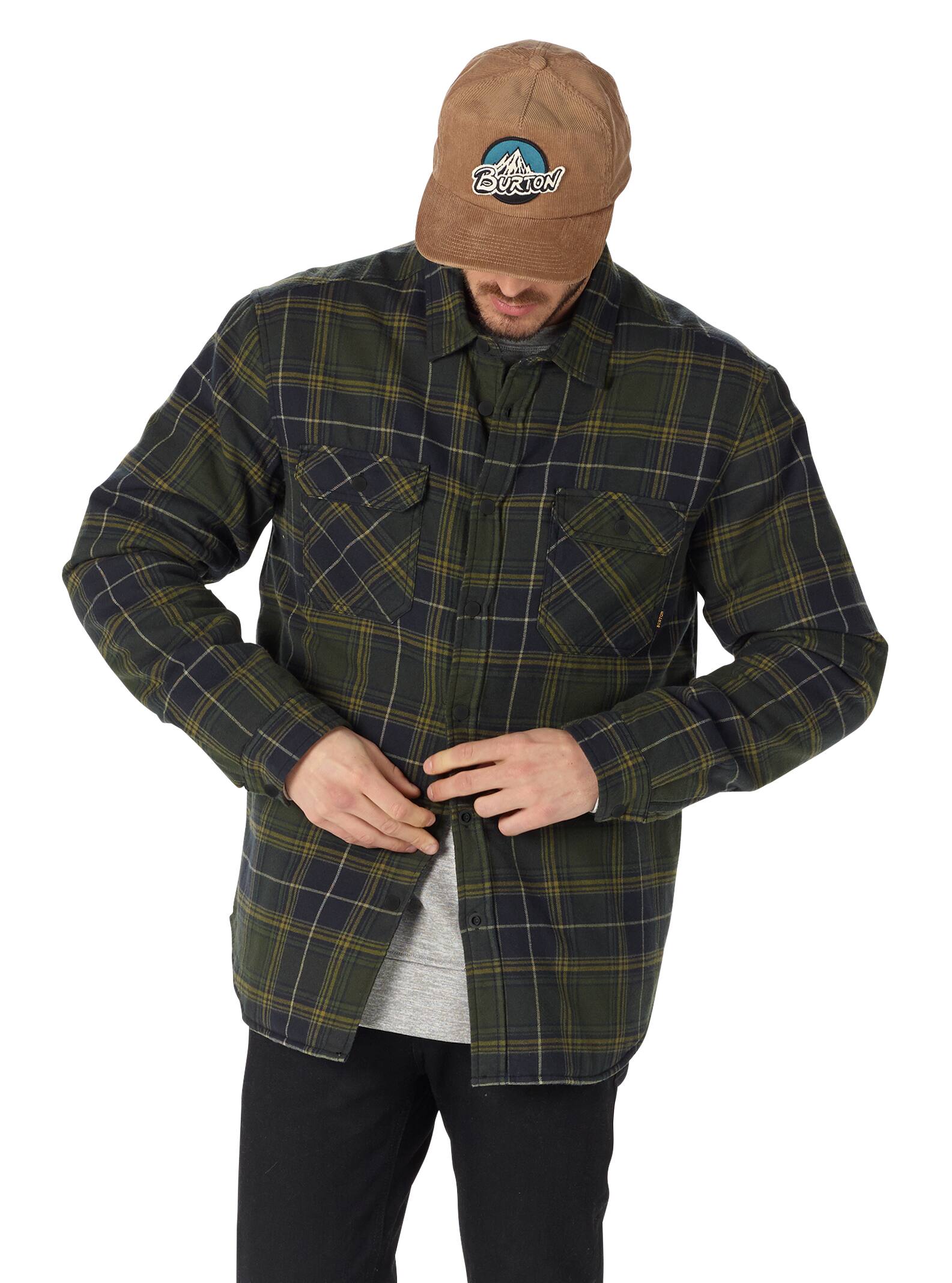burton flannel snowboard jacket