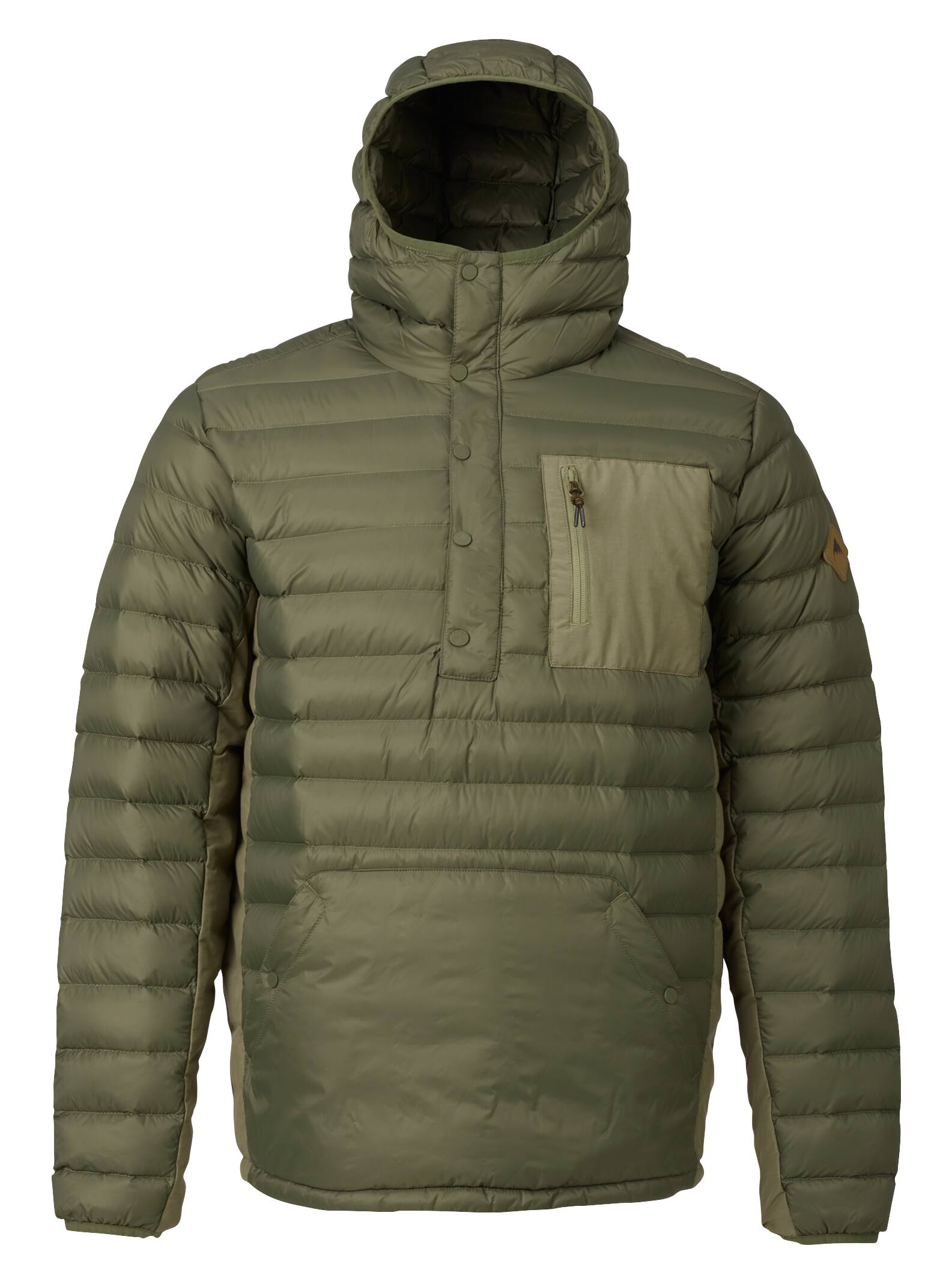 Burton – Anorak Insulator en duvet Evergreen homme, Dusty Olive / Rucksack, XXL
