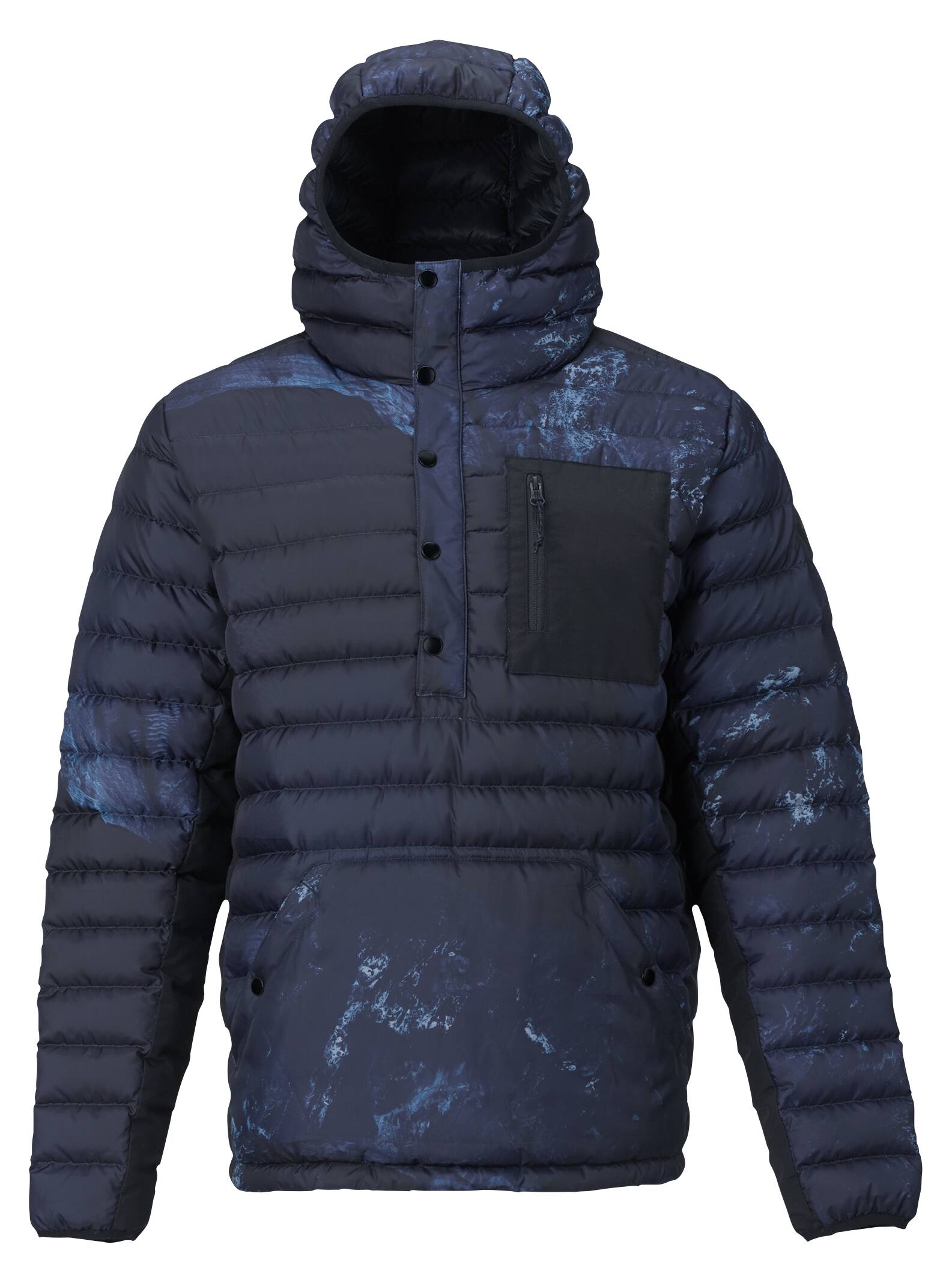 Burton – Anorak Insulator en duvet Evergreen homme, Nix Olympia, XS