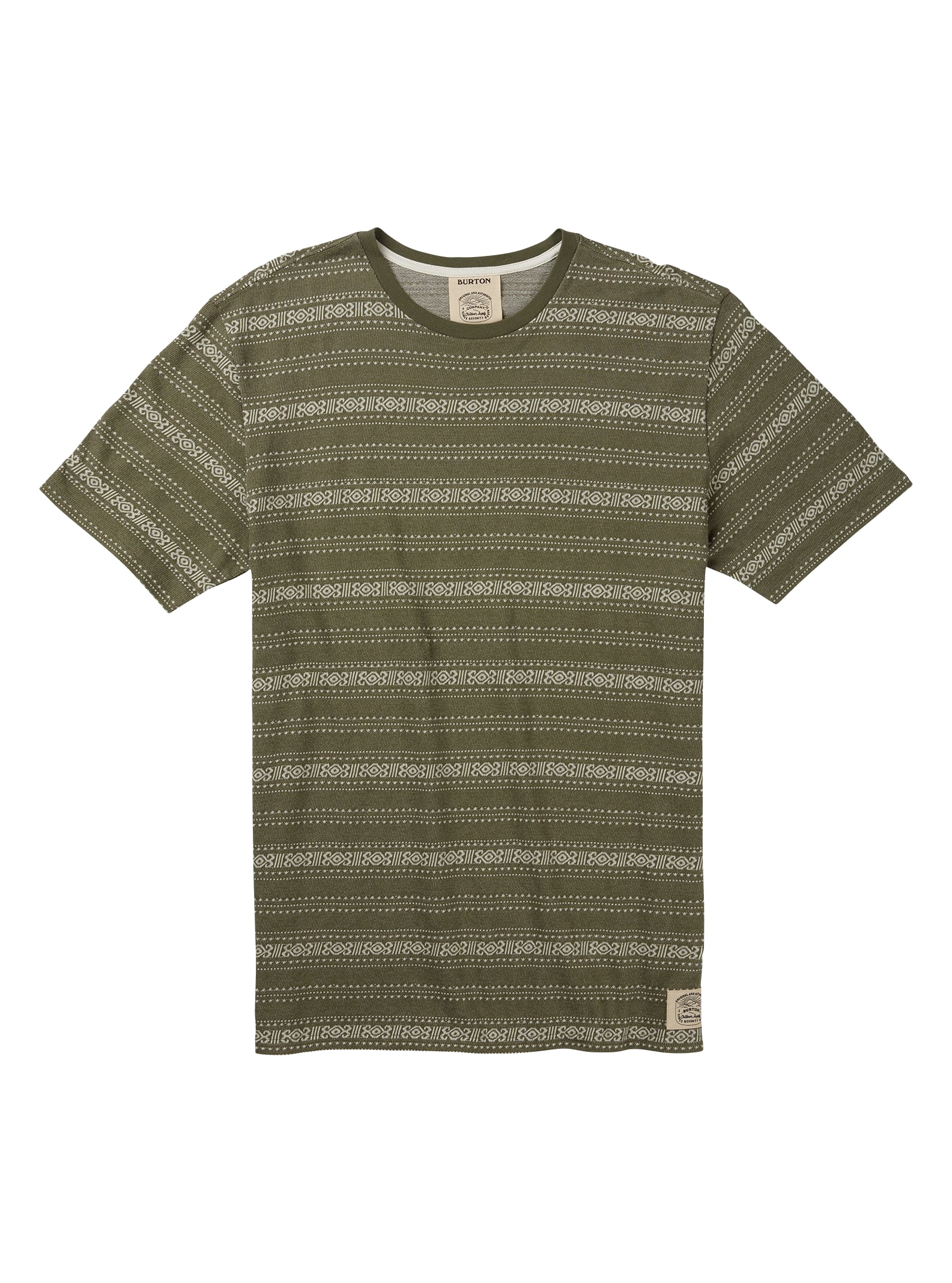 Burton Men's Foster Short Sleeve T Shirt, Dusty Olive, S