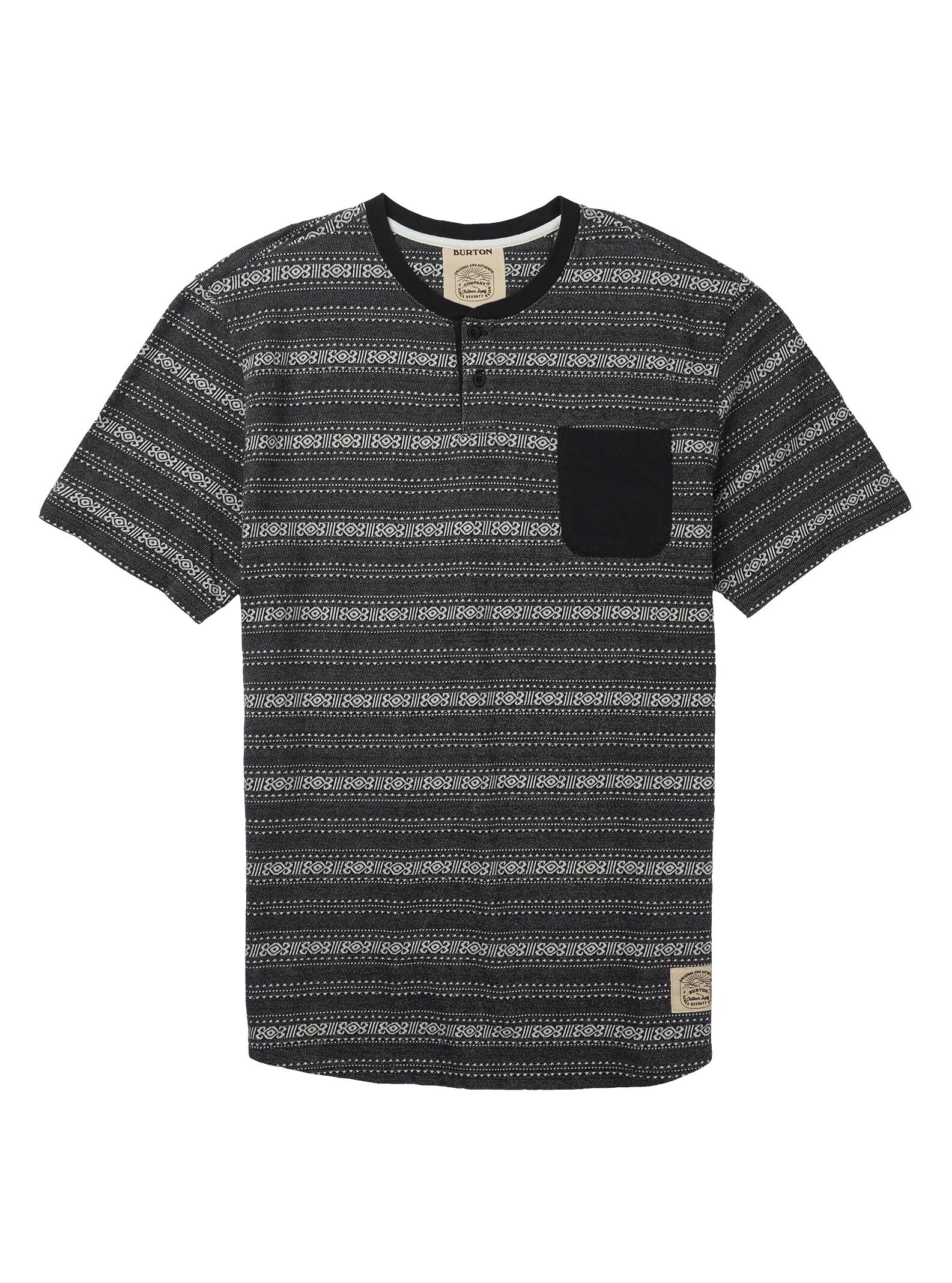 Burton Men's Dwight Short Sleeve T Shirt, True Black, M