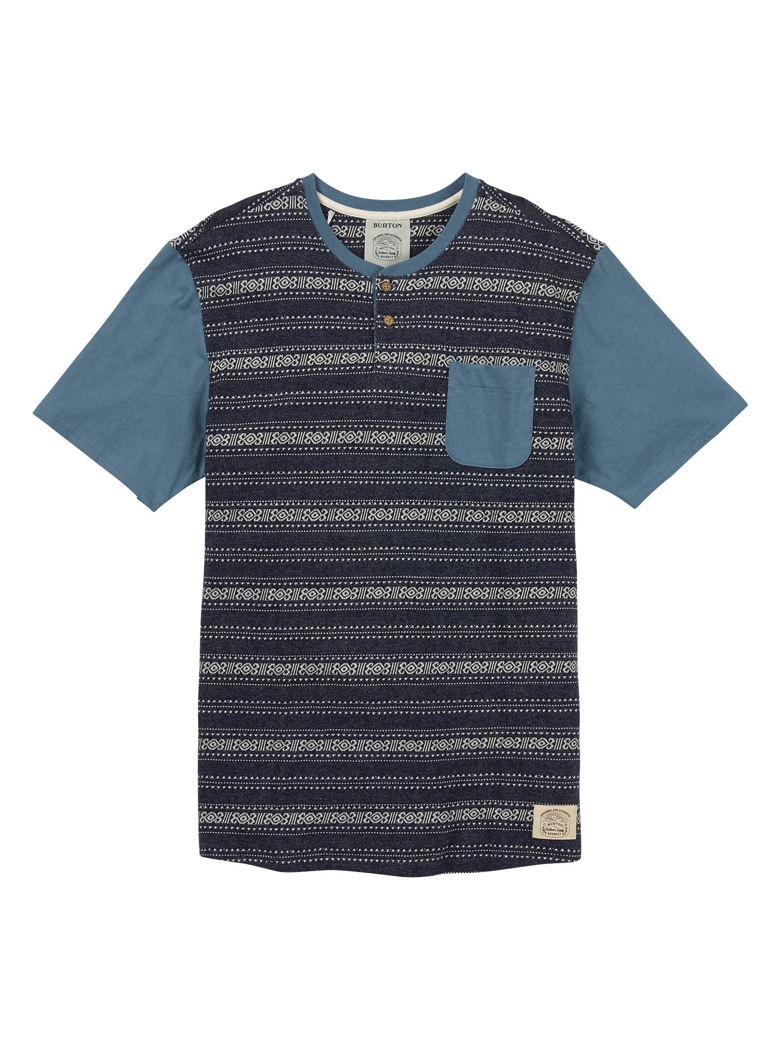 Burton Men's Dwight Short Sleeve T Shirt, Indigo, L