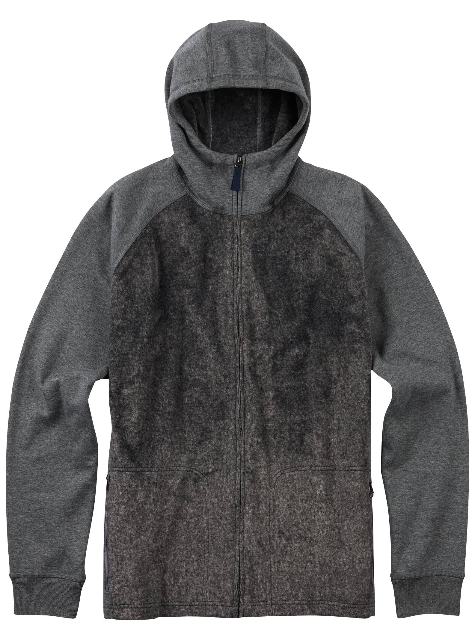 Burton – Polaire zippée Rolston homme, Gray Heather, L