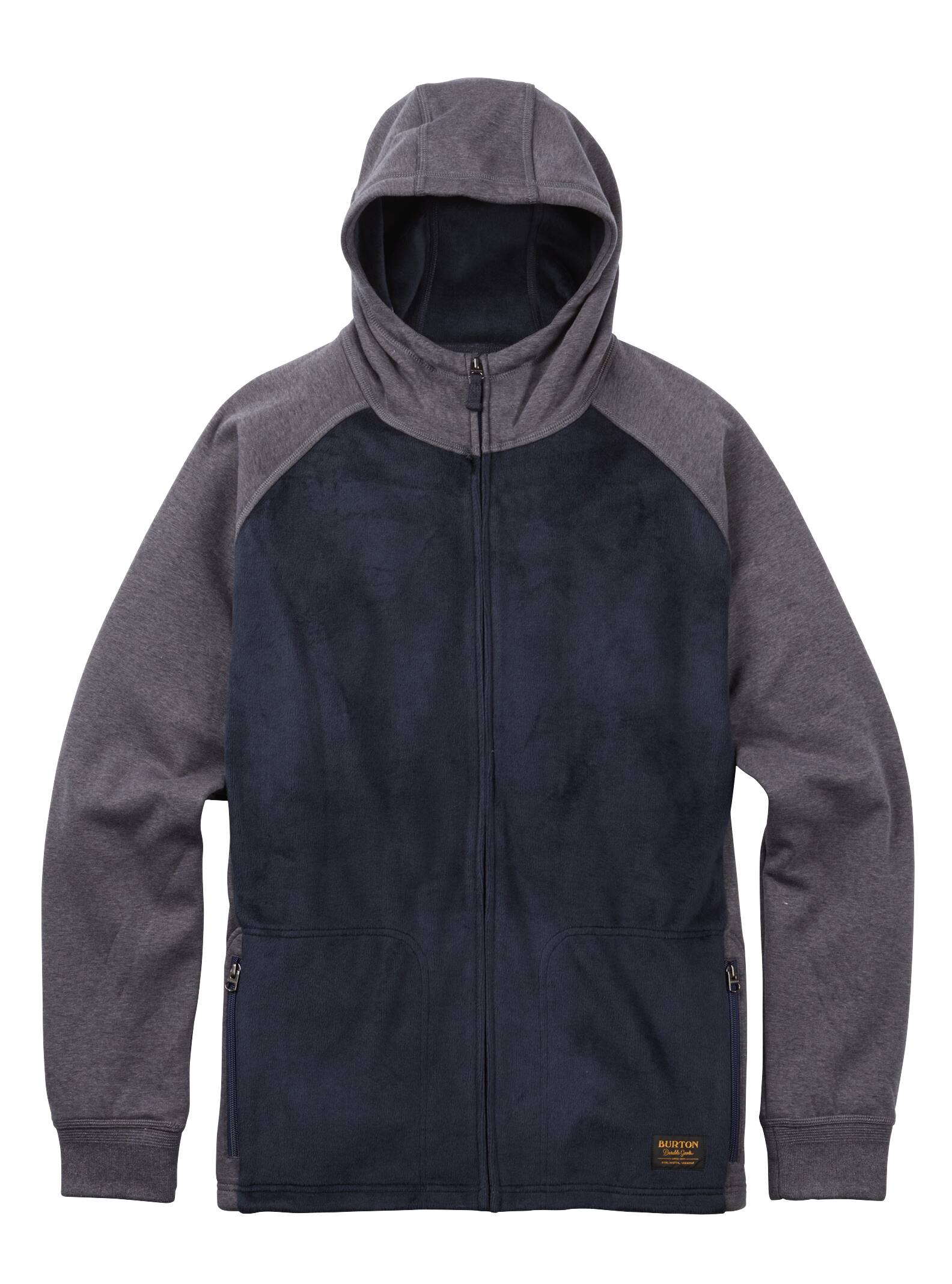 Burton – Polaire zippée Rolston homme, Mood Indigo Heather, M