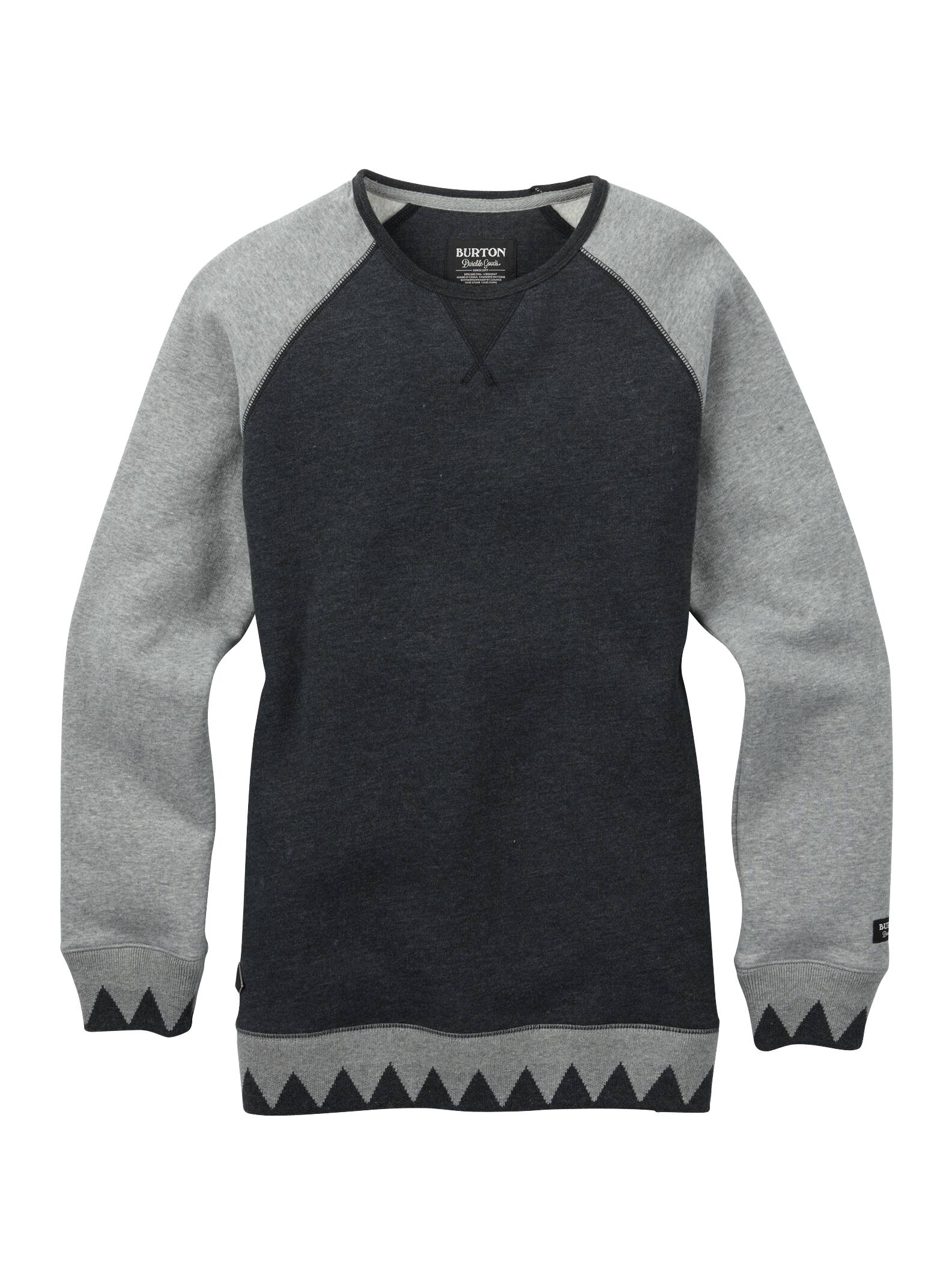 Burton Women's Caratunk Crew Sweatshirt, True Black Heather, S