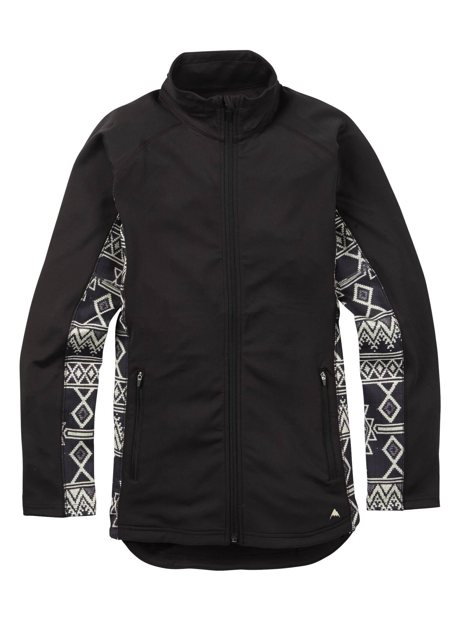 Burton – Sweat zippé Crystal femme, True Black Mojave, S