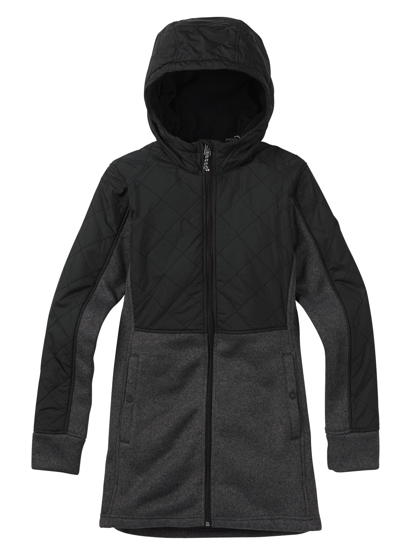 Burton – Veste en polaire zippée Embry femme, True Black Heather, M