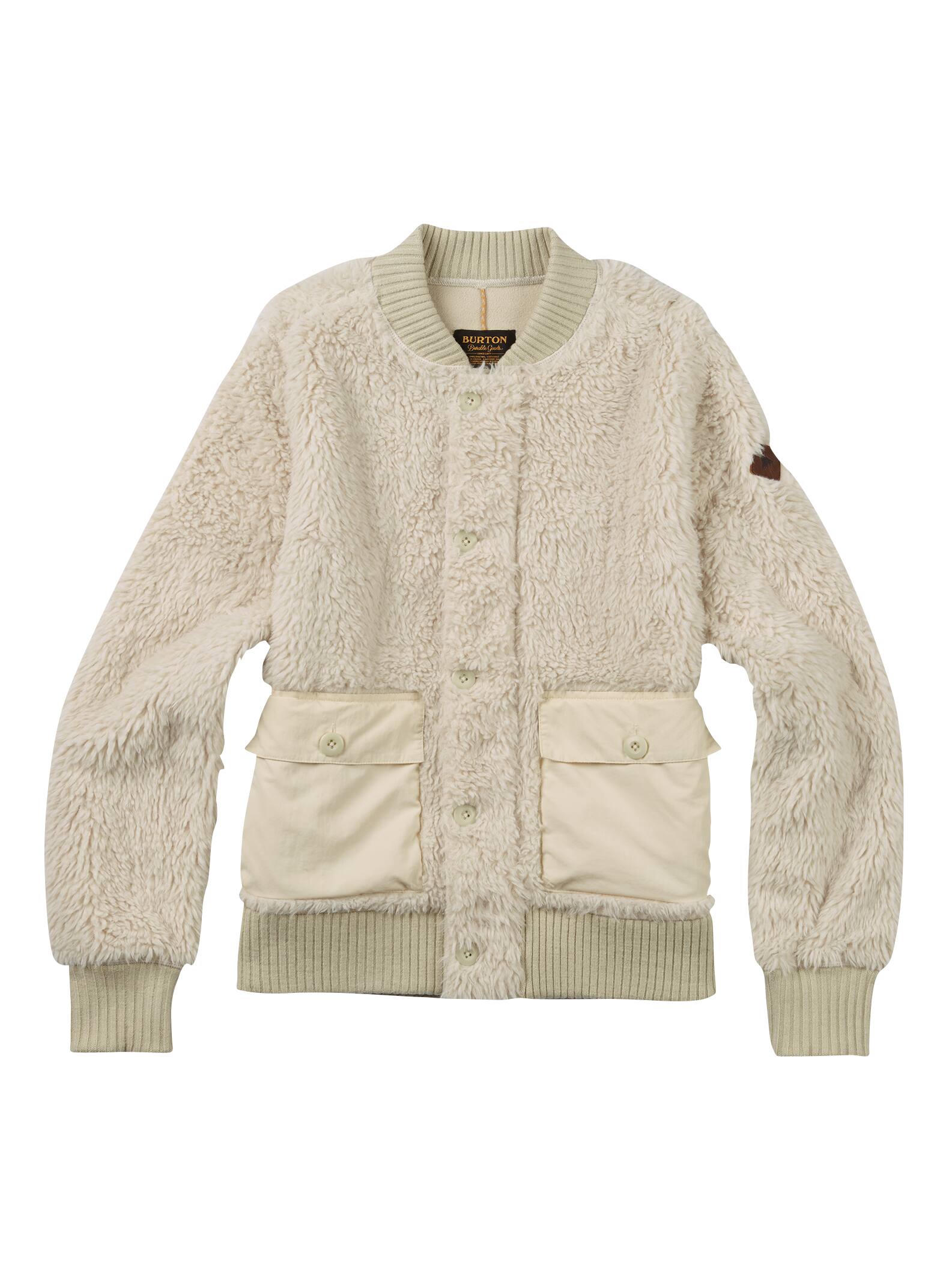 Burton – Veste en polaire zippée Shawmut femme, Bone White, L