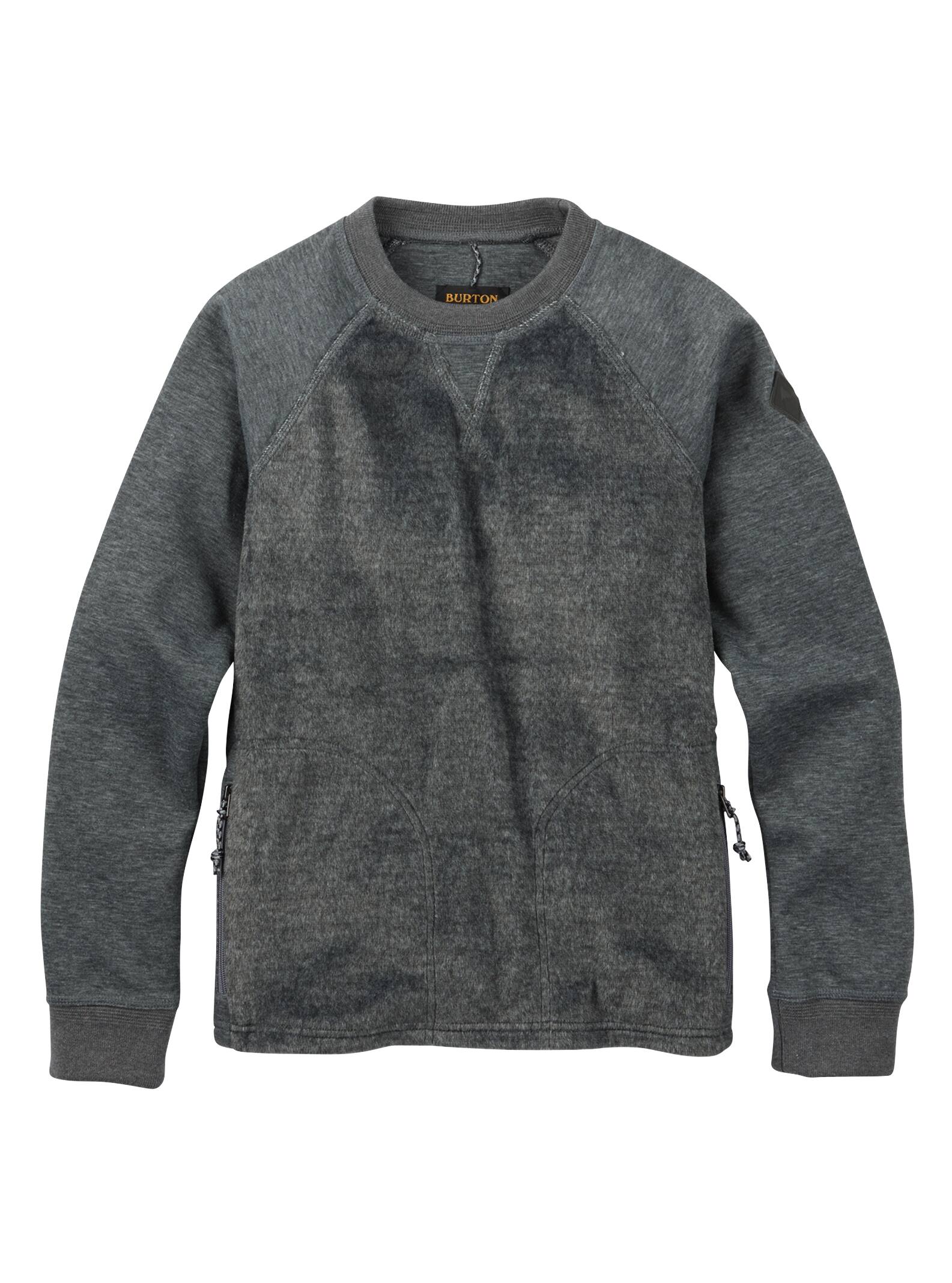 Burton – Sweat ras du cou en polaire Rolston femme, Gray Heather, M