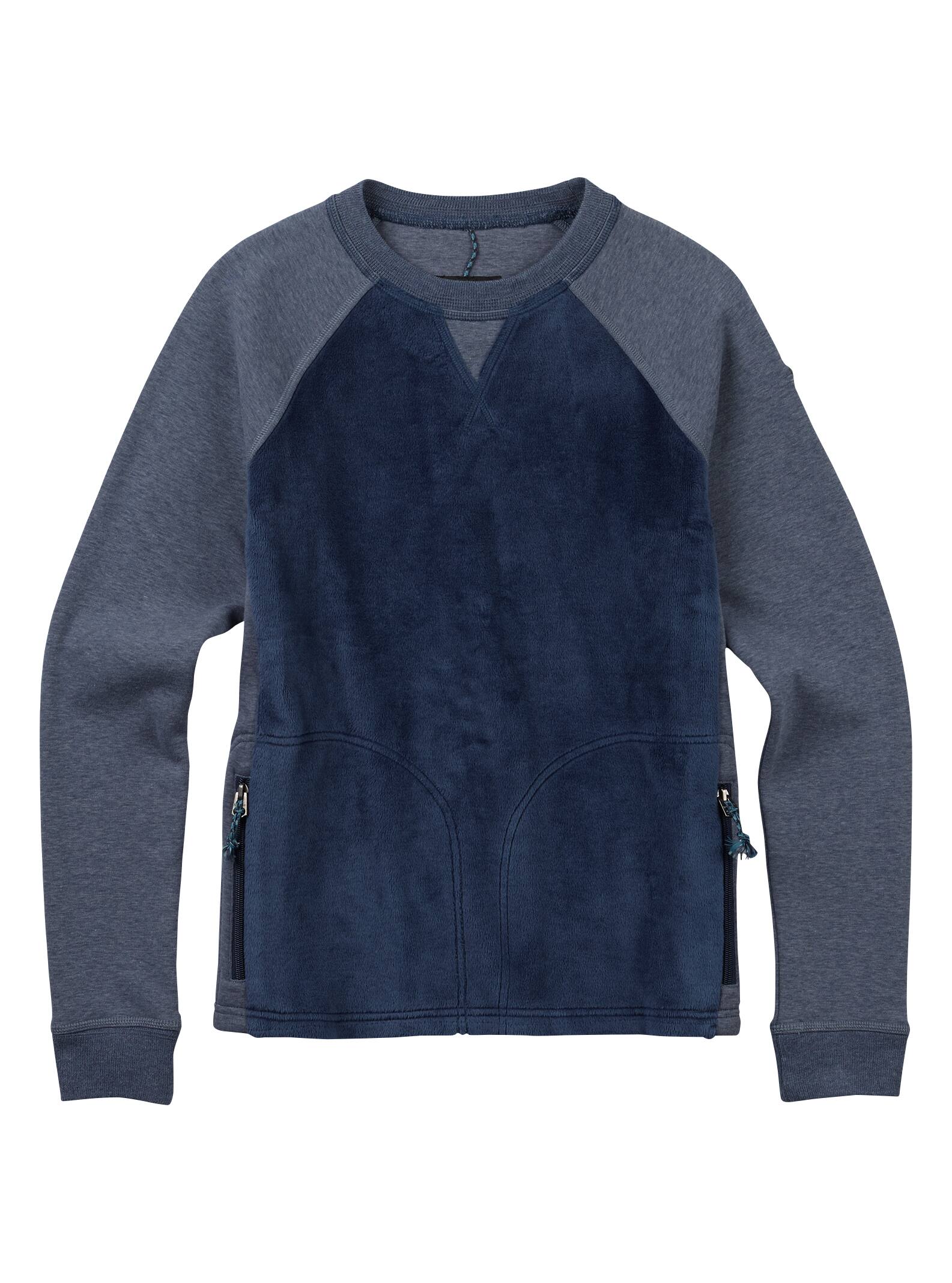 Burton – Sweat ras du cou en polaire Rolston femme, Mood Indigo Heather, S