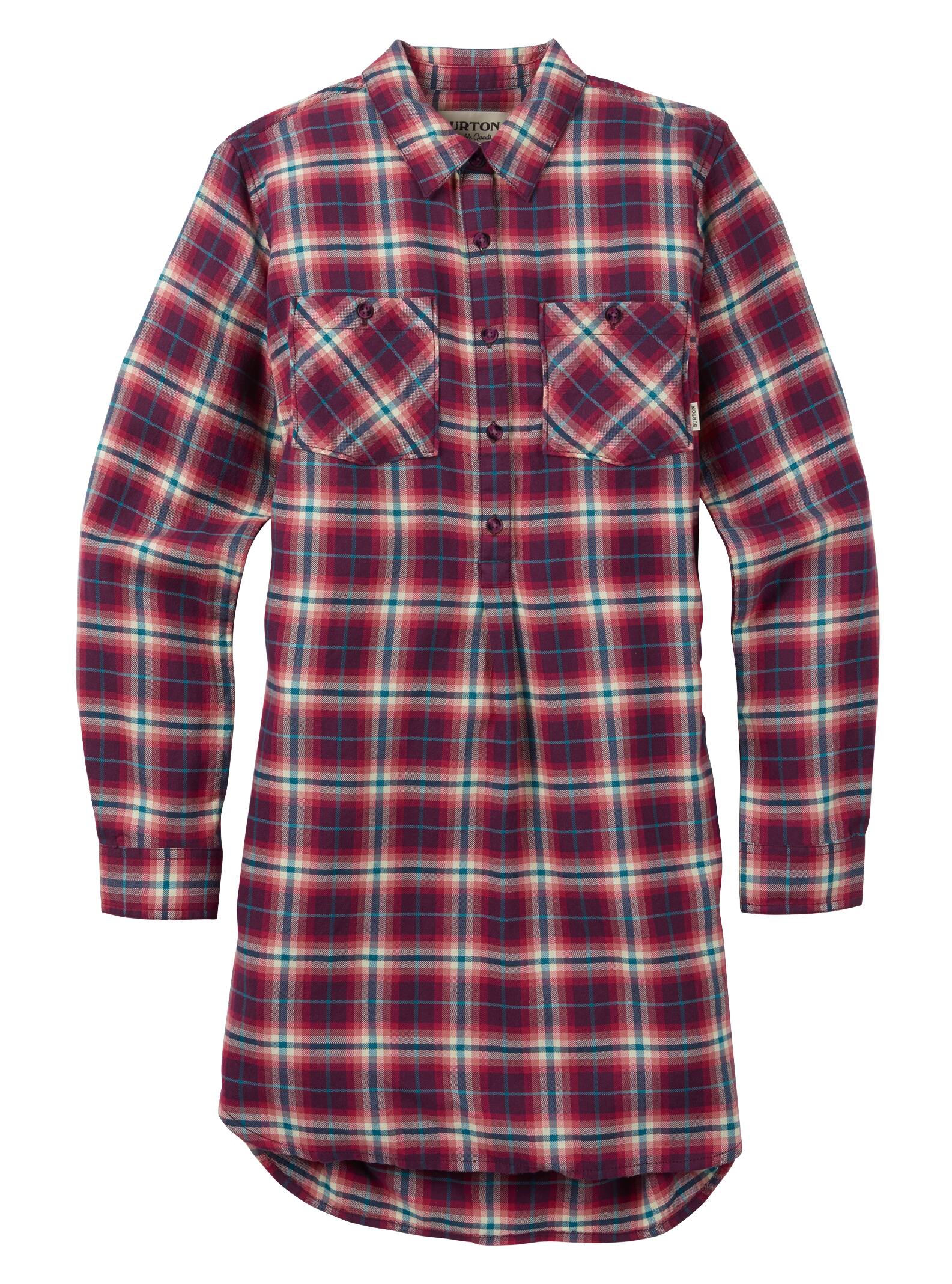 Burton – Tunique en flanelle Grace femme, Anemone Haze Plaid, L