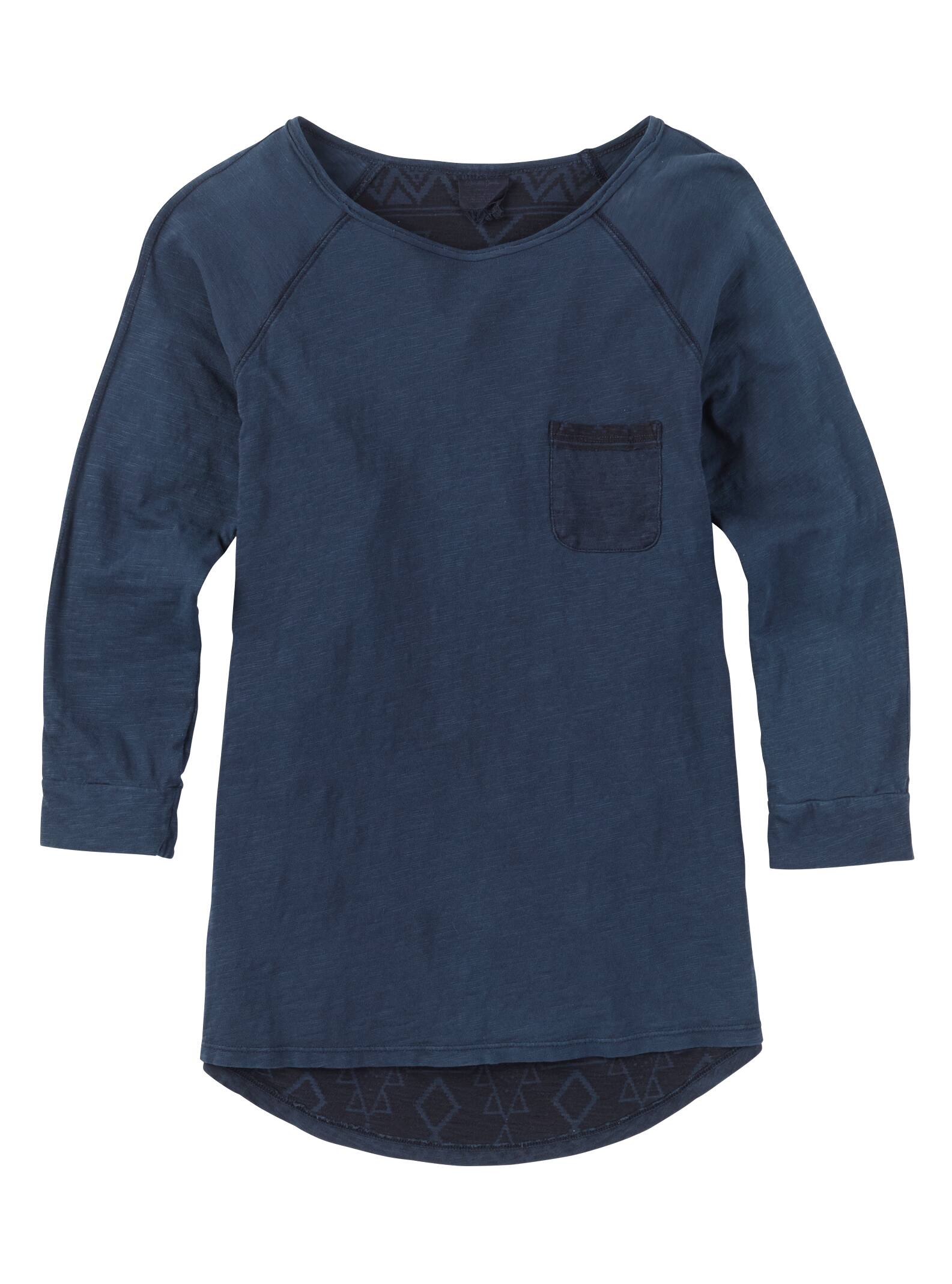 Burton Women's Shale Raglan Tee, Mood Indigo, L