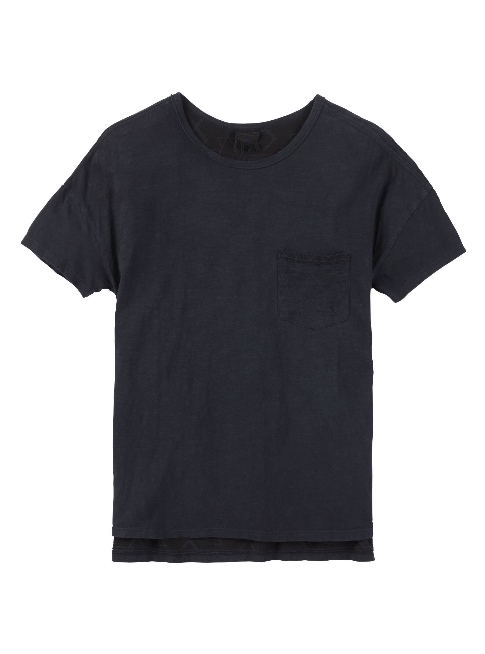 Burton Women's Shale Short Sleeve T Shirt, True Black, L