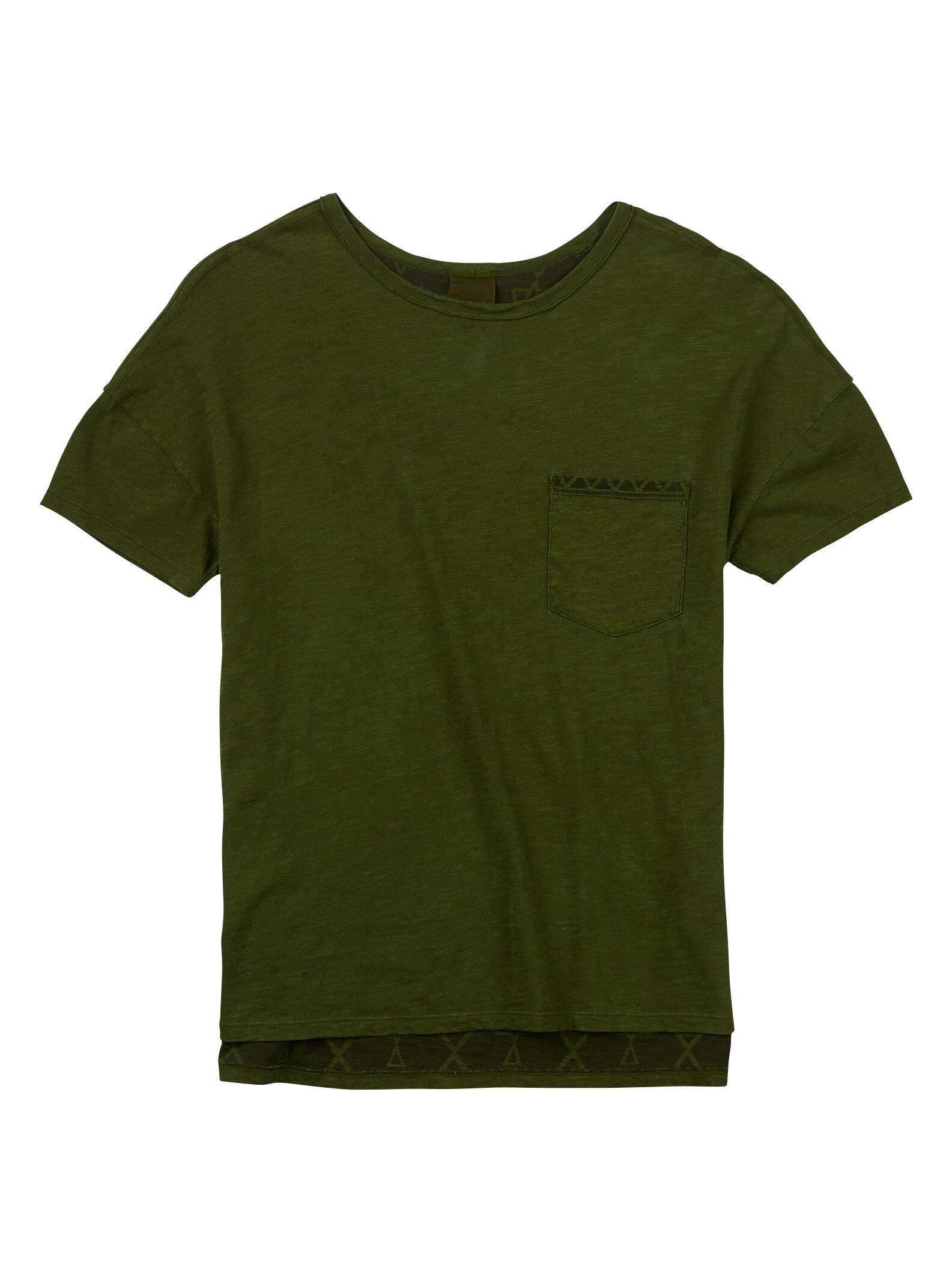 Burton Women's Shale Short Sleeve T Shirt, Rifle Green, M