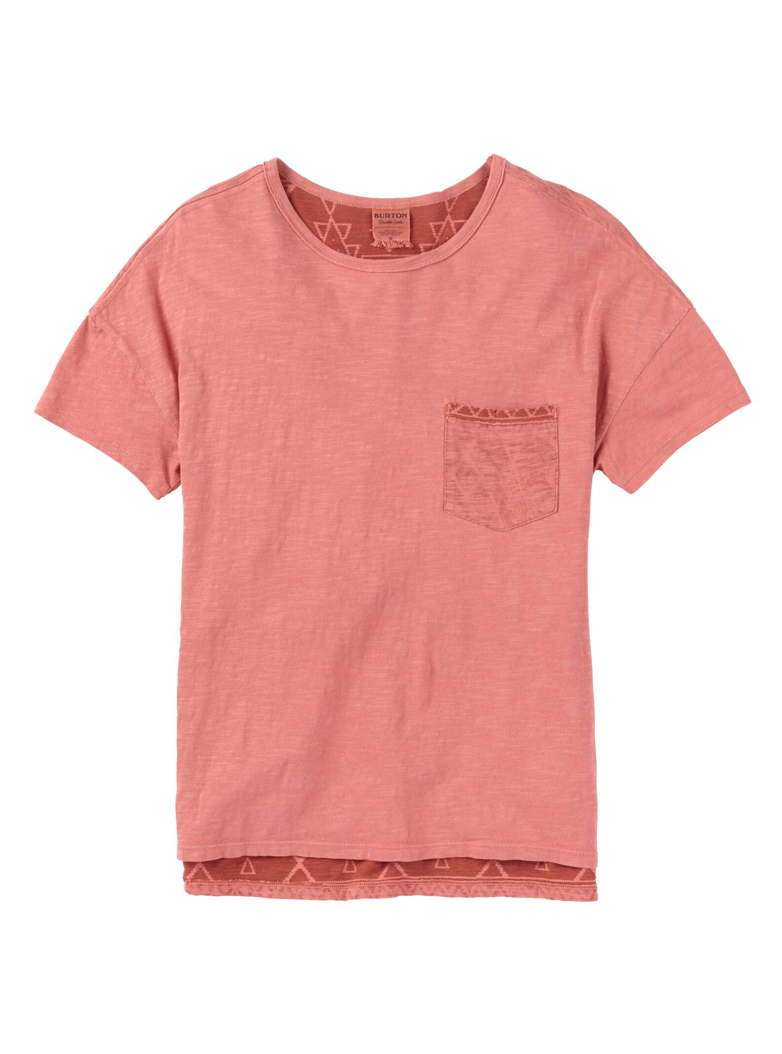 Burton Women's Shale Short Sleeve T Shirt, Dusty Rose, M
