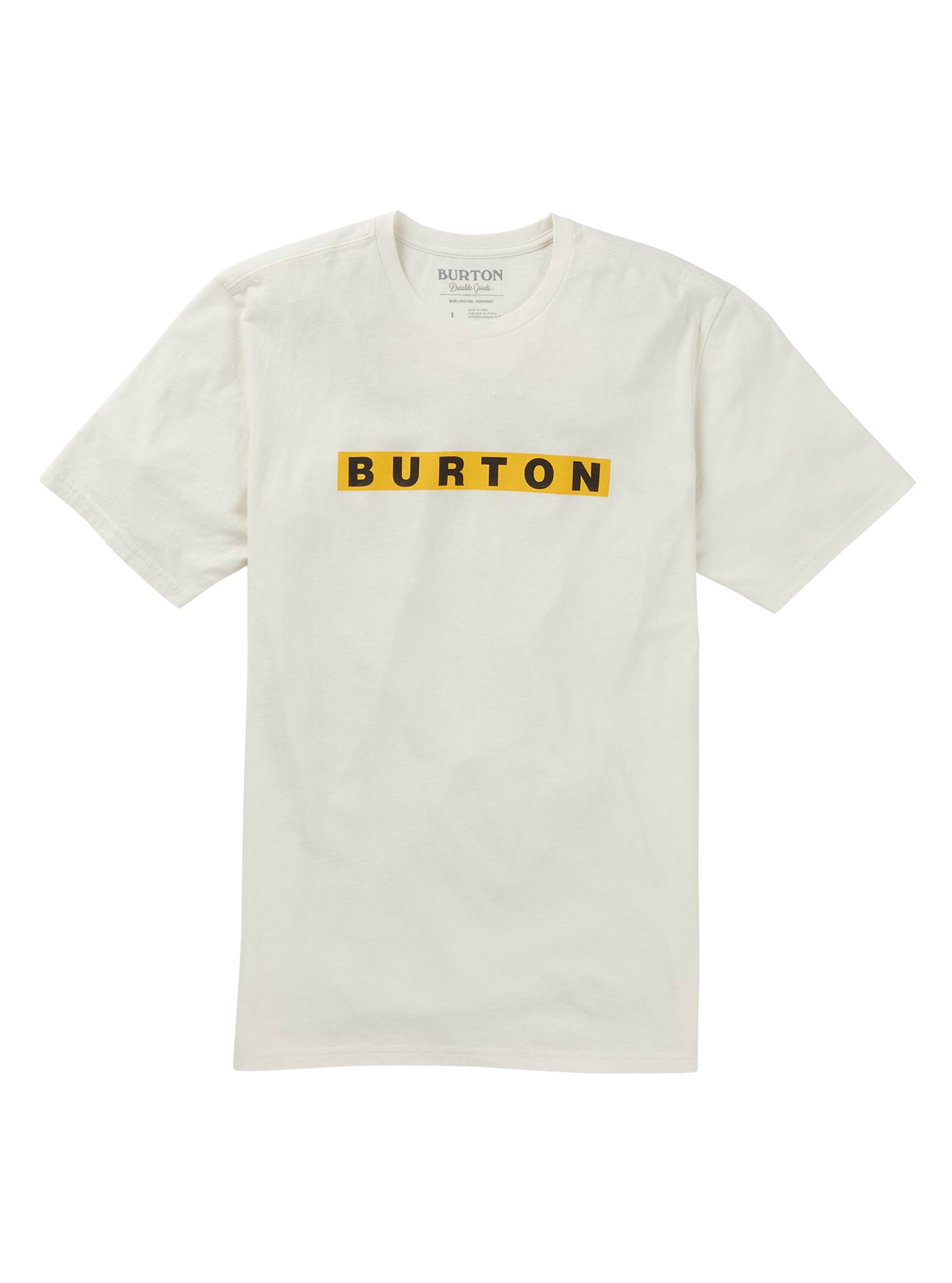 Burton – T-shirt à manches courtes Deep Thinker homme, Stout White, L