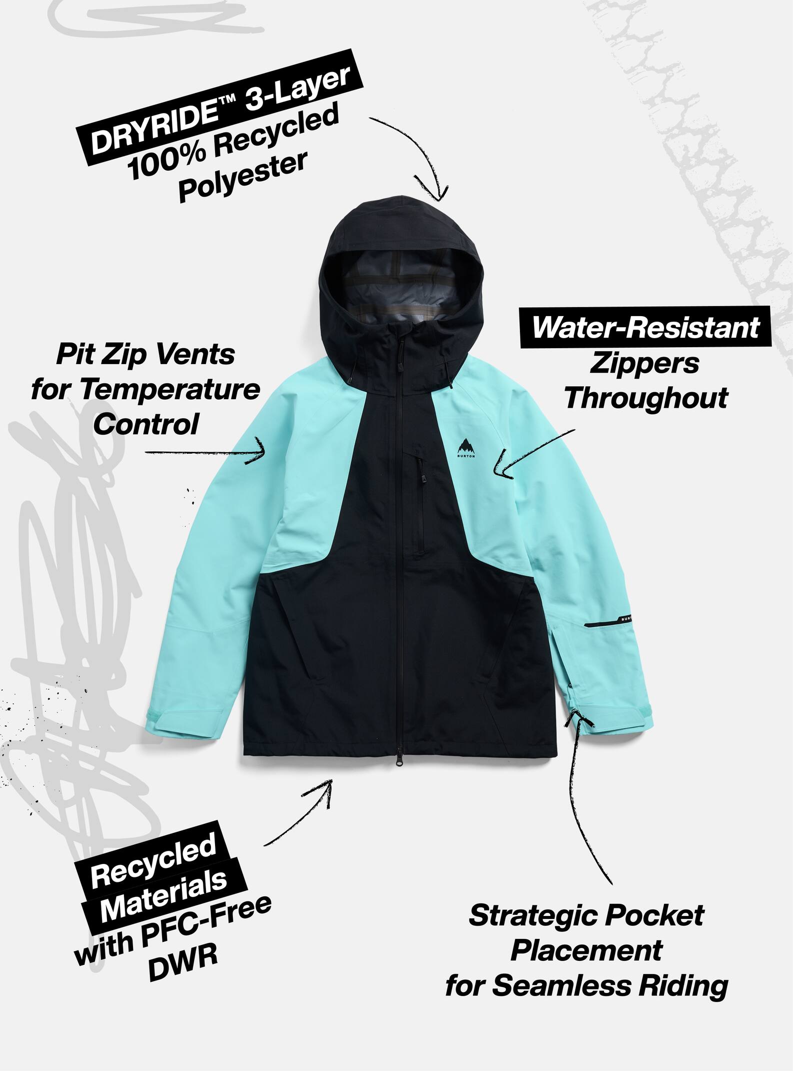 Men's Burton Reserve 3L Jacket | Winter Outerwear | Burton.com