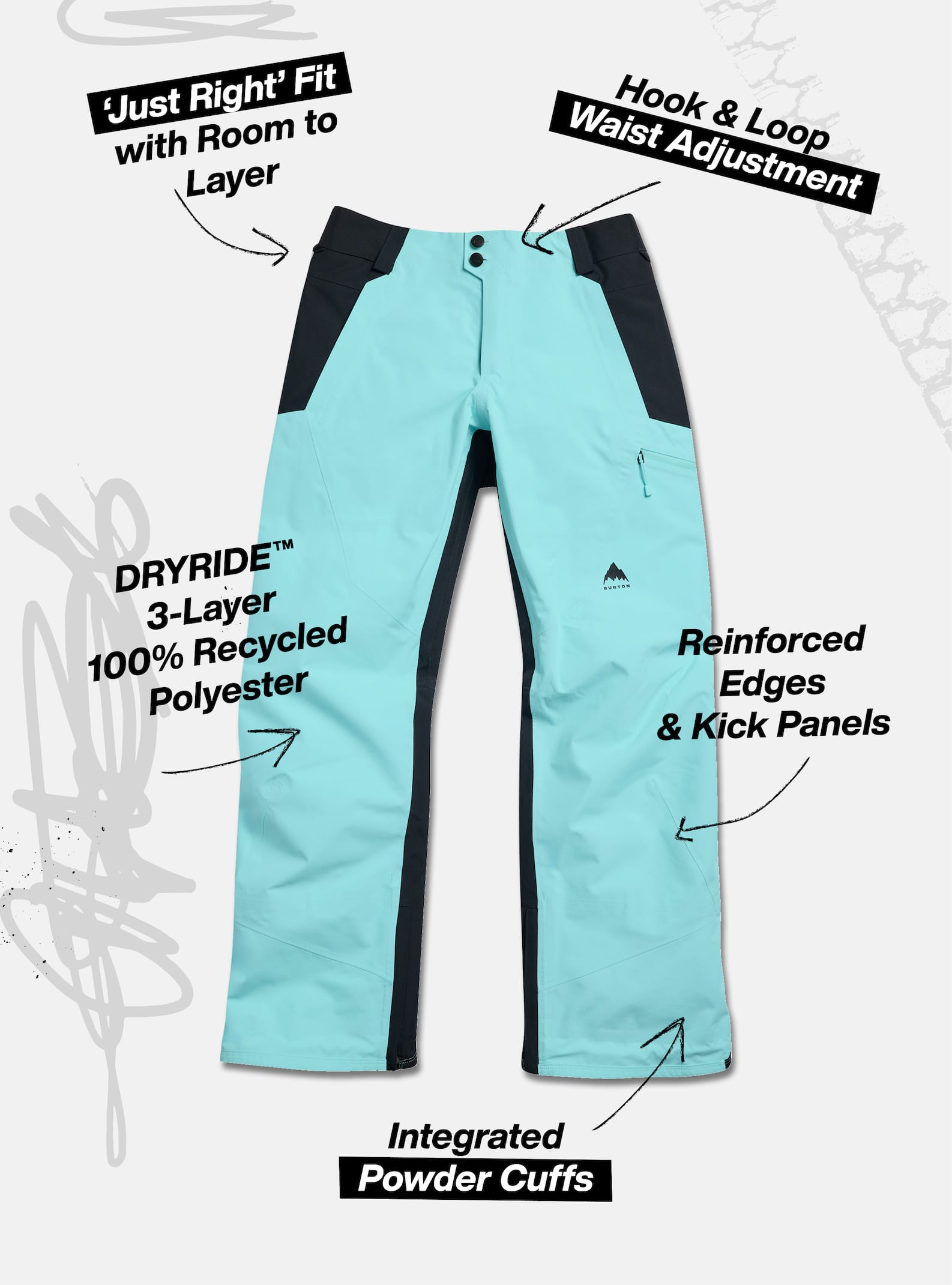 Women's Burton Reserve 3L Pants | Winter Outerwear | Burton.com