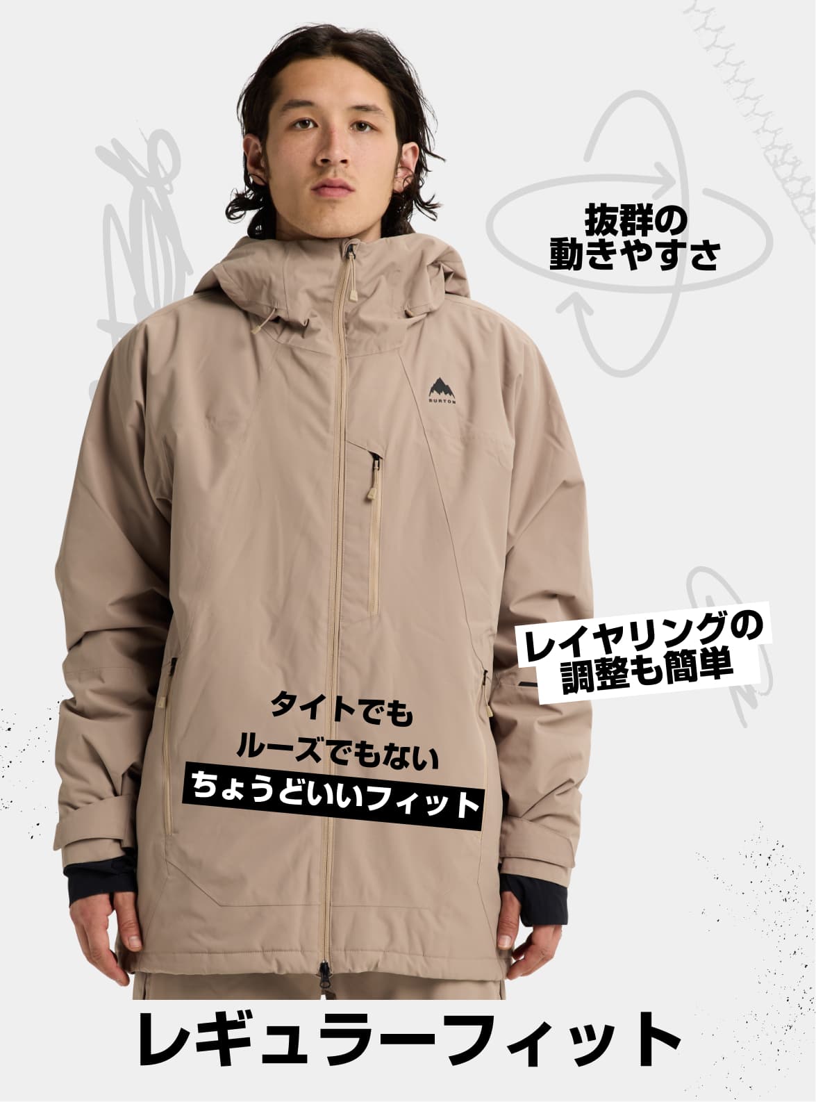 メンズ Burton リザーブ GORE-TEX 2L ジャケット | Burton.com Winter