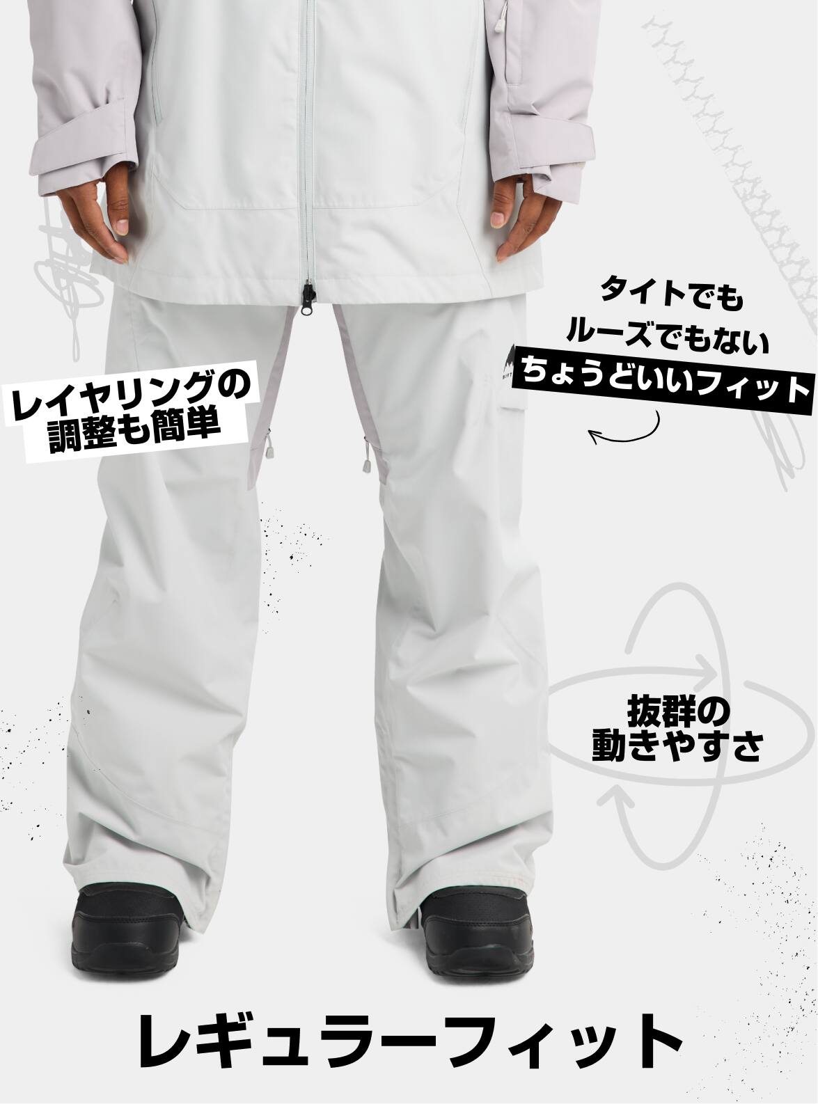 ウィメンズ Burton リザーブ GORE-TEX 2L ビブパンツ | Burton.com