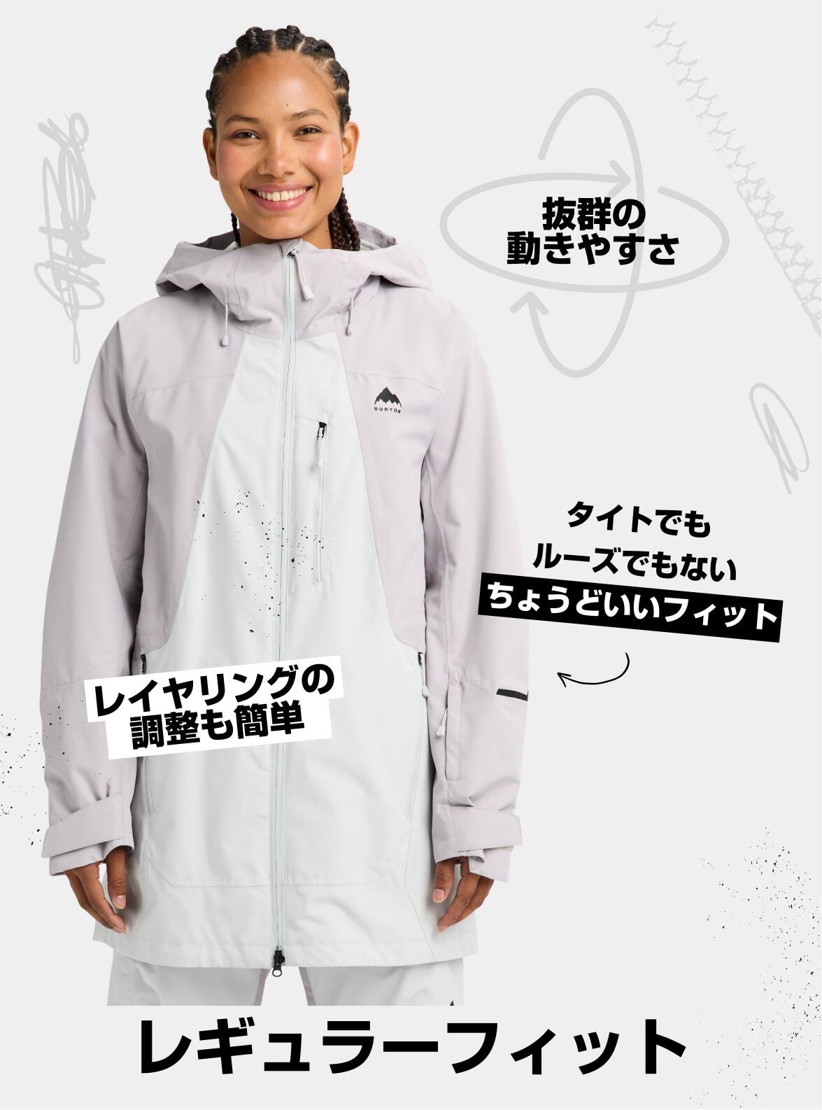 ウィメンズ Burton リザーブ GORE-TEX 2L ジャケット | Burton.com