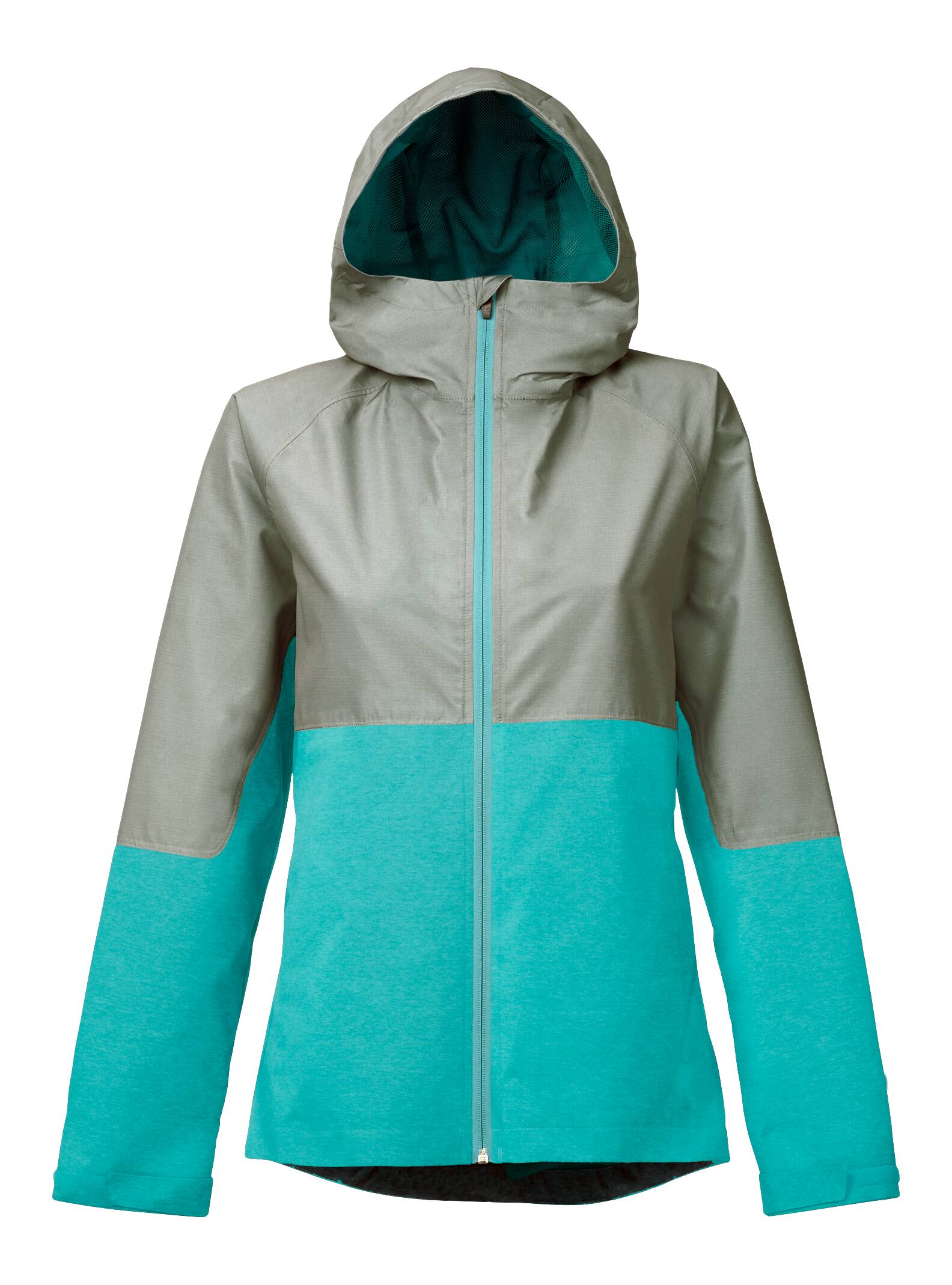 Burton Berkley Rain Jacket, Lichen Green Heather / Everglade Heather, L