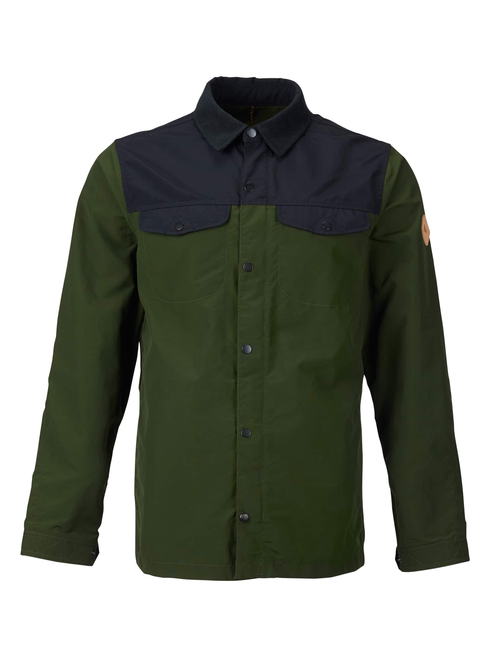 Burton - Veste imperméable Stead, True Black / Rifle Green, L
