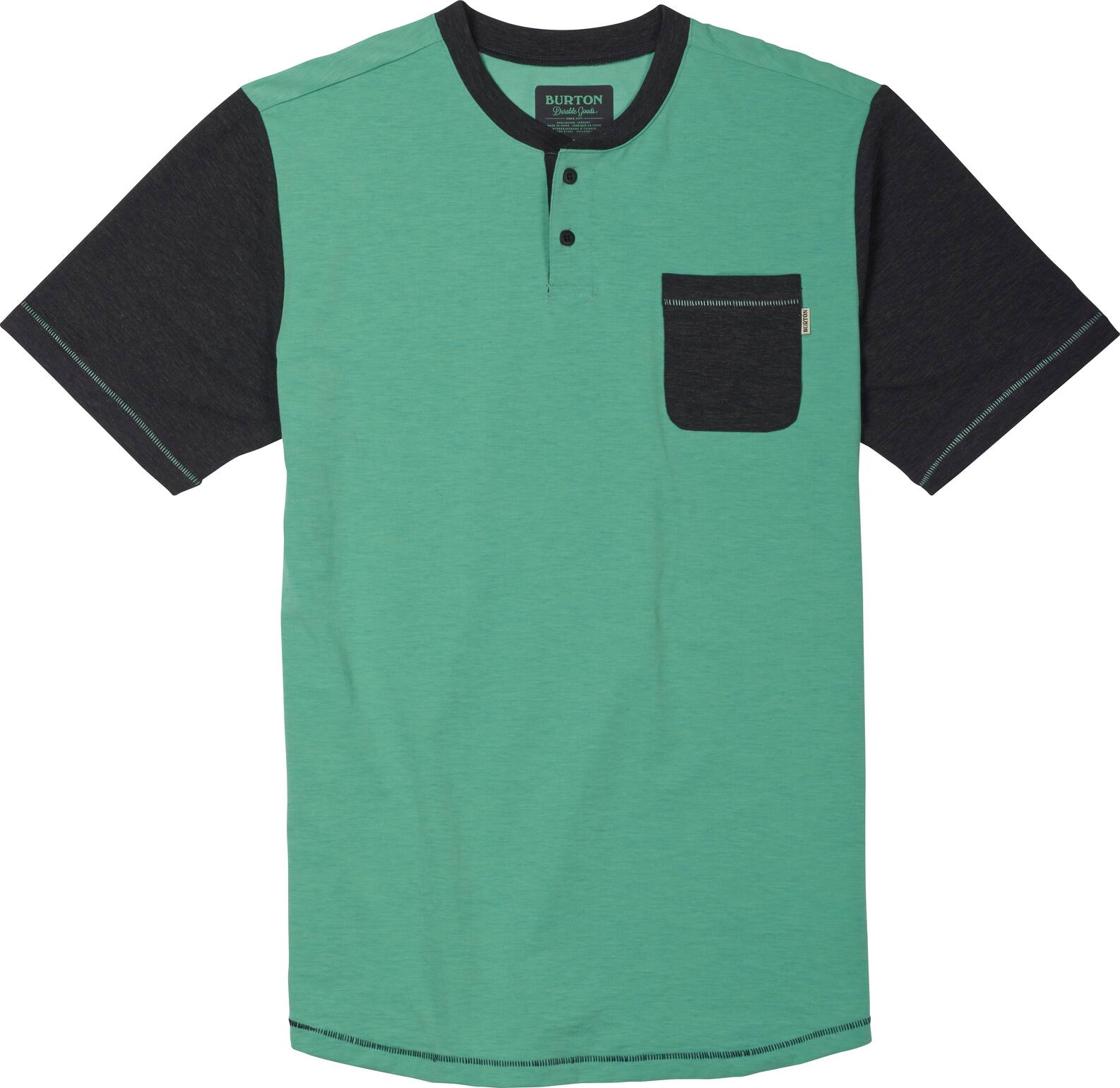 Burton - T-shirt à col boutonné Bradley, Feldspar Heather, L