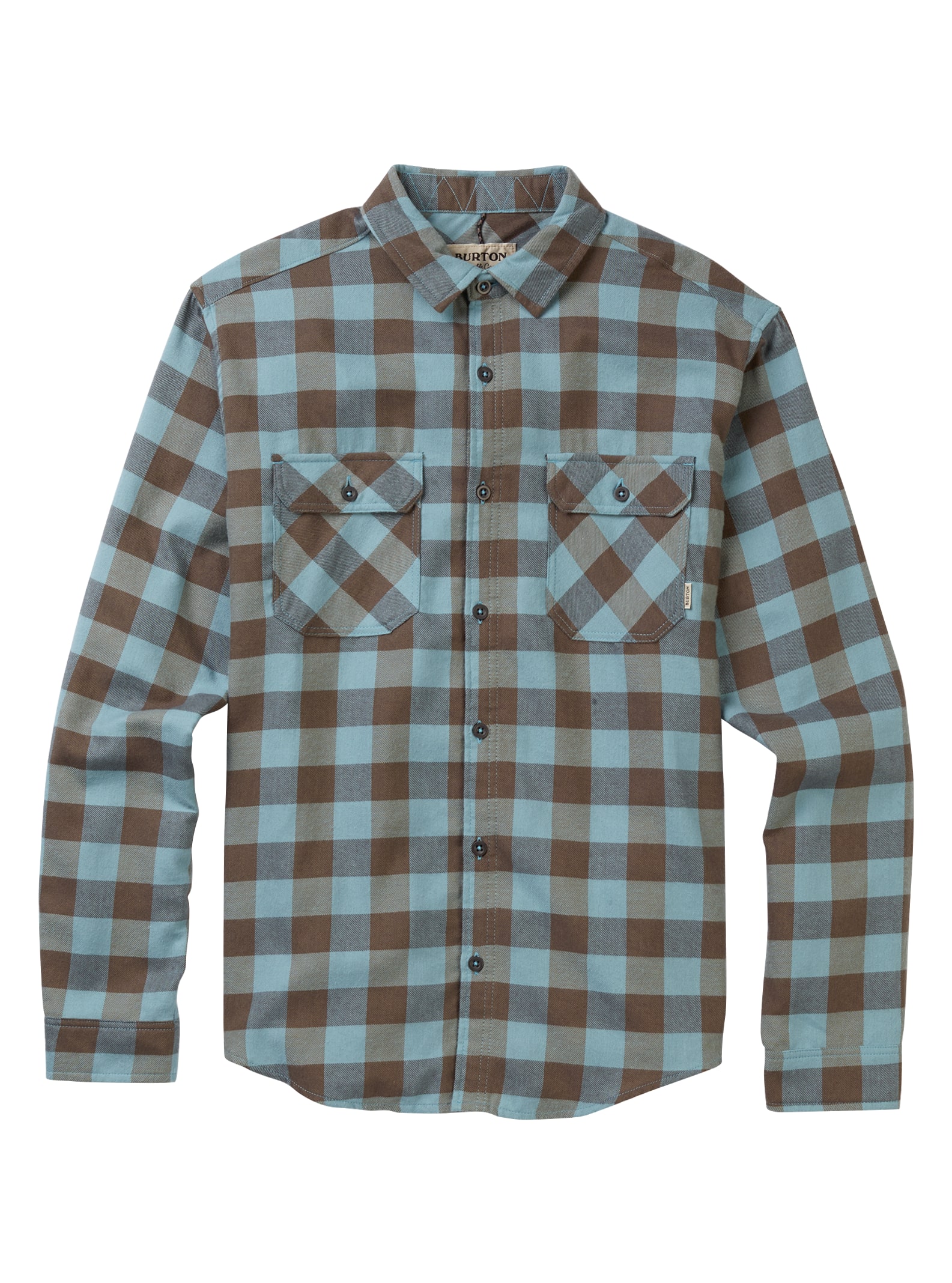 Burton - Chemise en flanelle Brighton homme, Winter Sky Allen Plaid, L