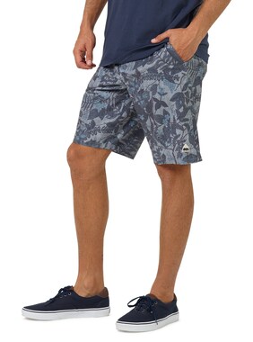 Men's Burton Moxie Board Short shown in Mood Indigo Fern Canyon