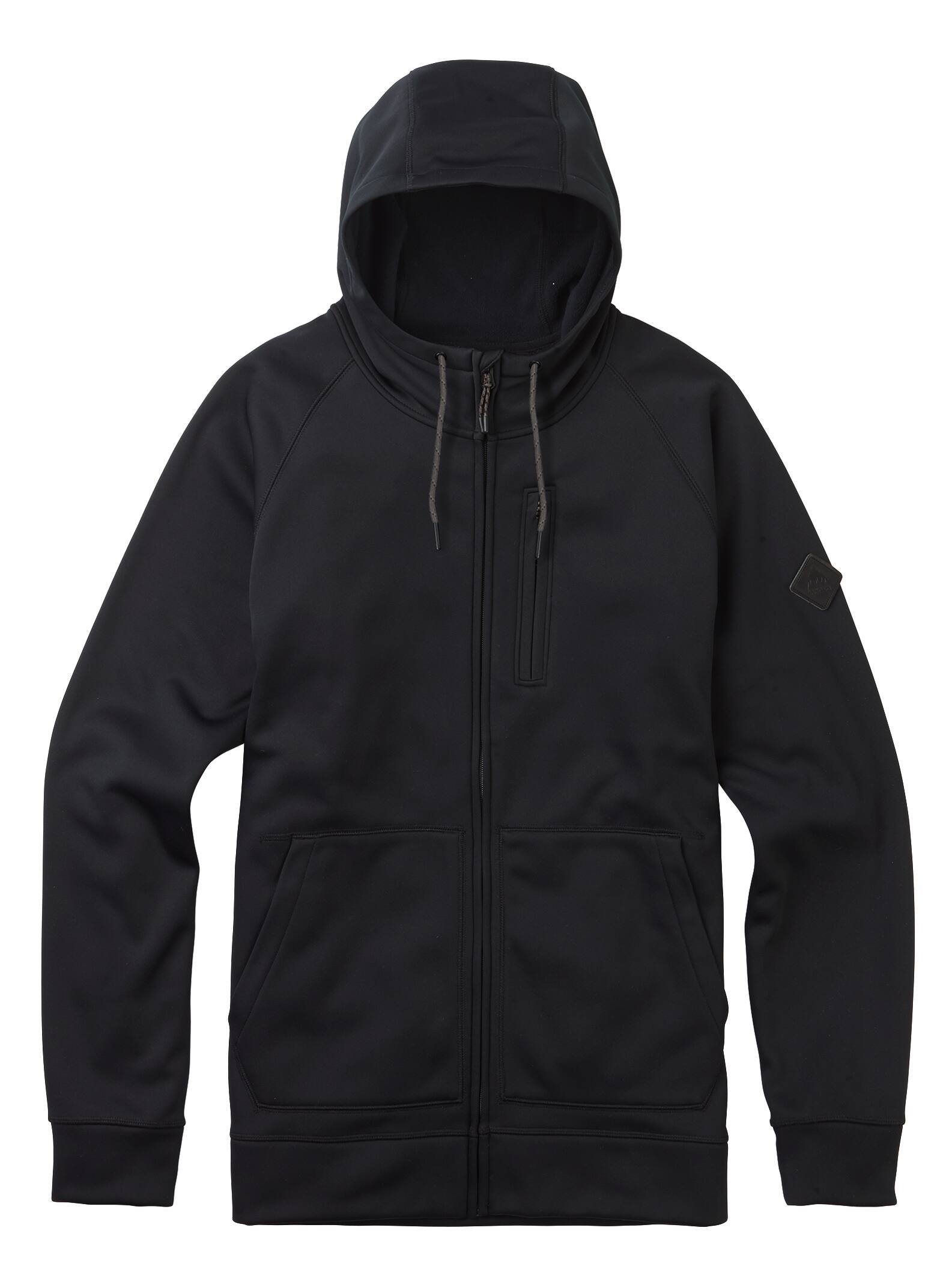 Burton - Sweat à capuche zippé à coutures collées Crown homme, True Black, S