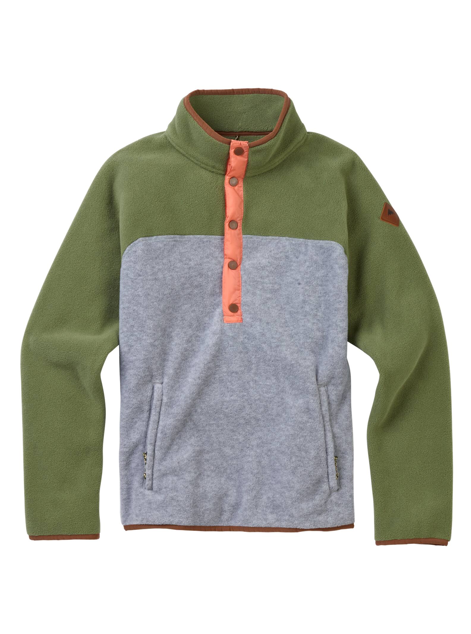 Burton - Sweat en polaire femme Hearth, Clover / Gray Heather, S