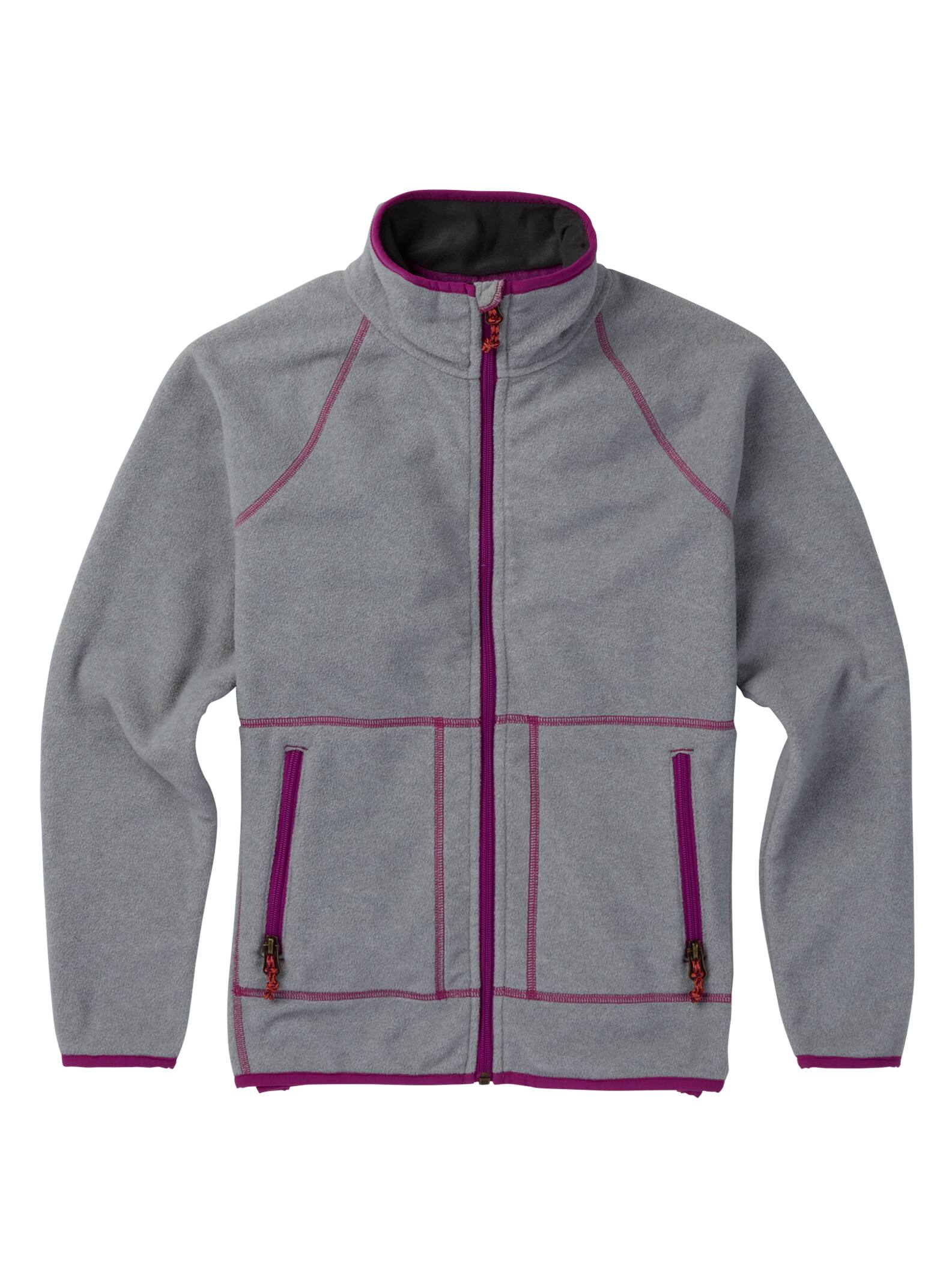 Burton – Polaire zippée Spark enfant, Monument Heather / Grapeseed, L