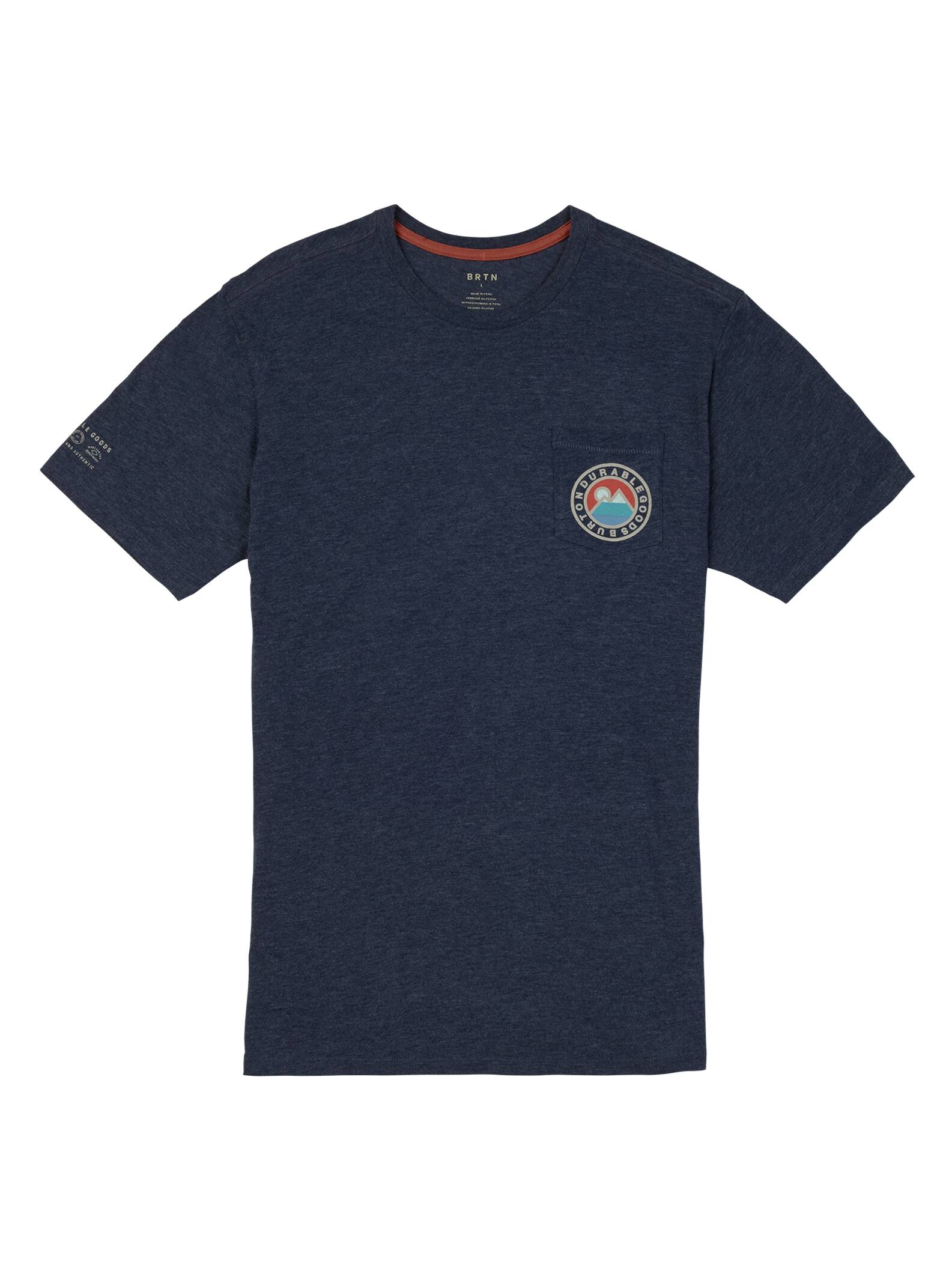 Burton - T-shirt à manches courtes Fox Peak homme, Mood Indigo, L
