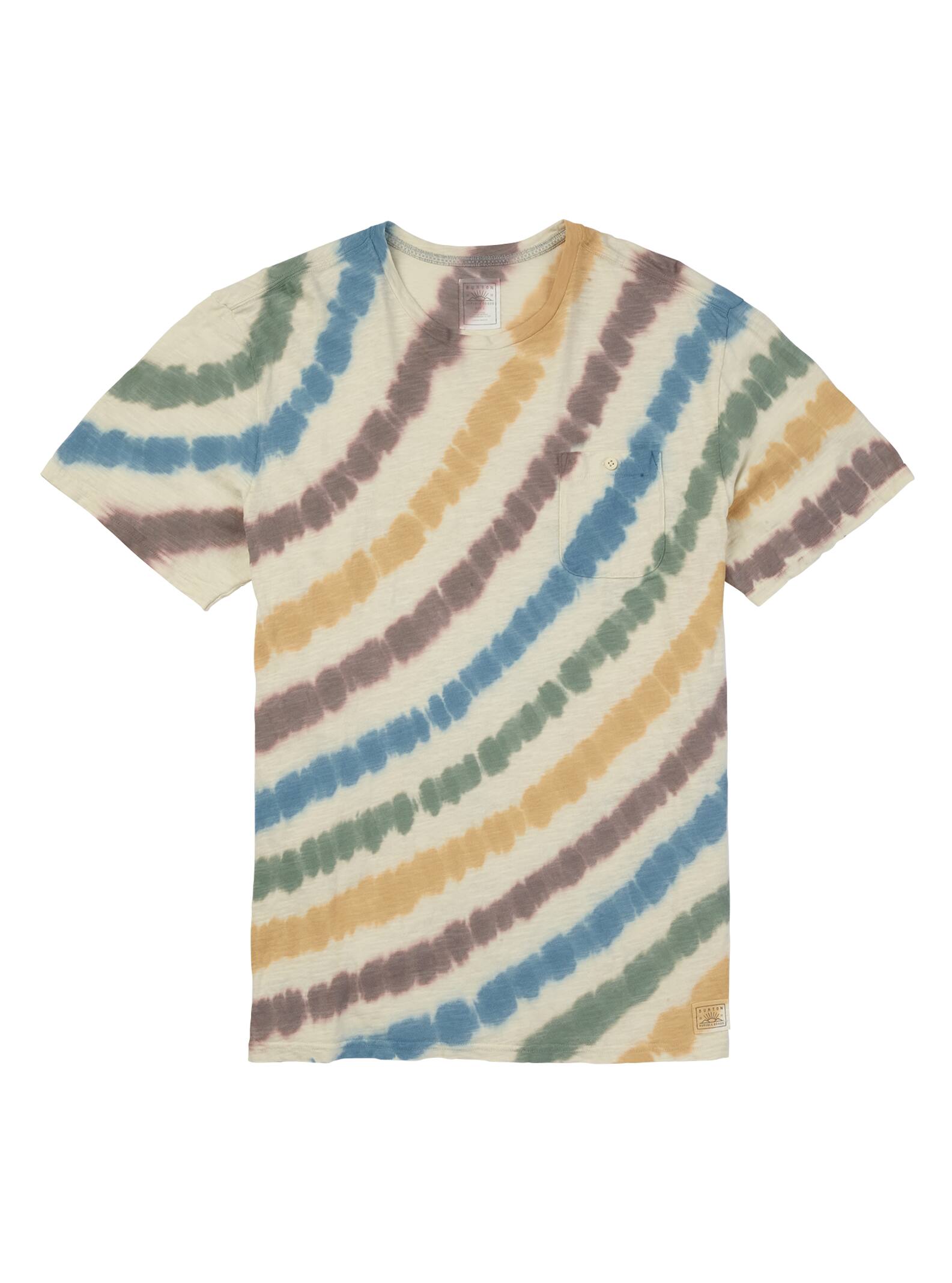 Burton - T-shirt à manches courtes Crambo homme, Skyline Tie Dye, M