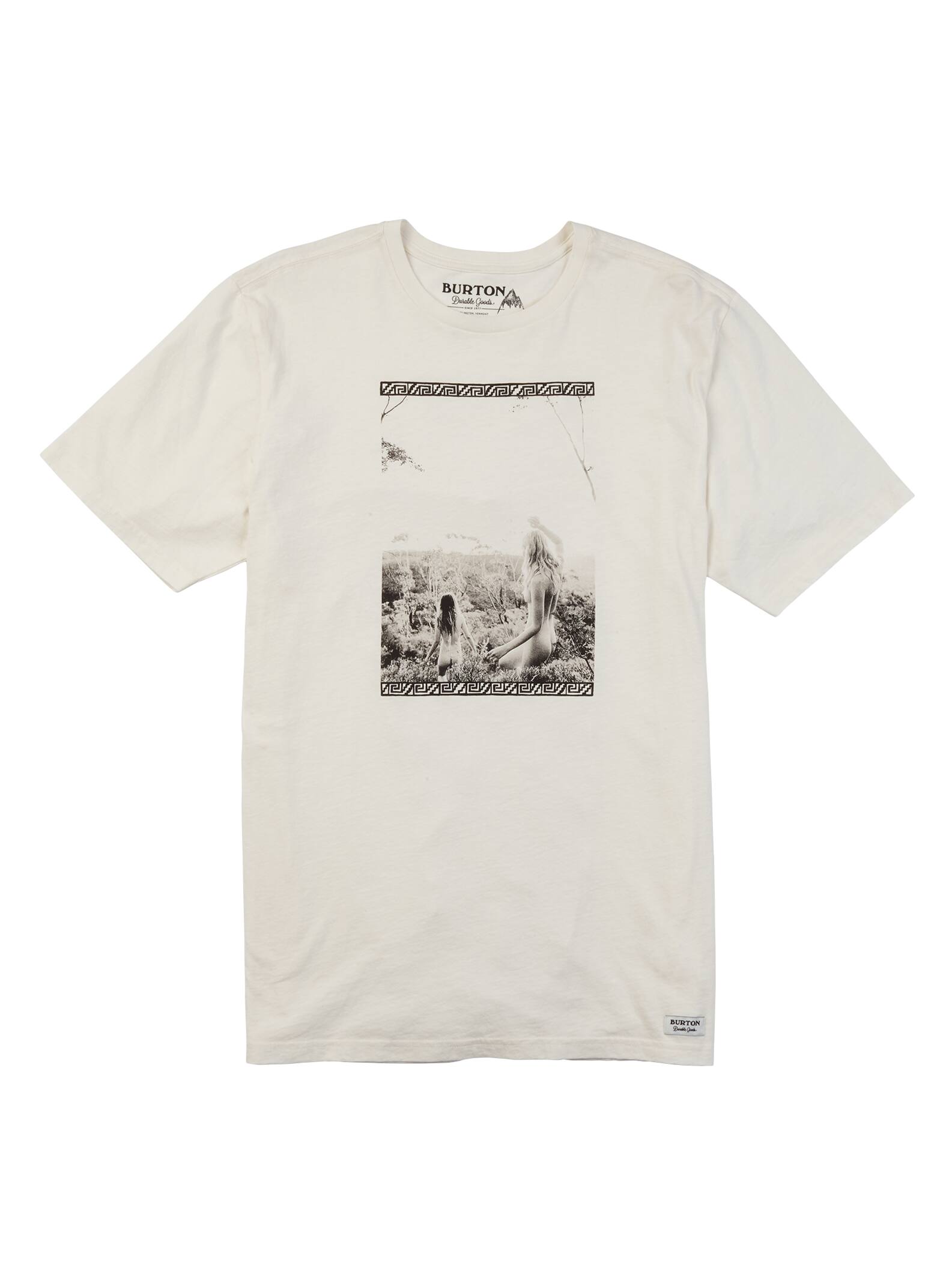 Burton Men's Trinity Leaf Short Sleeve T Shirt, Stout White, L