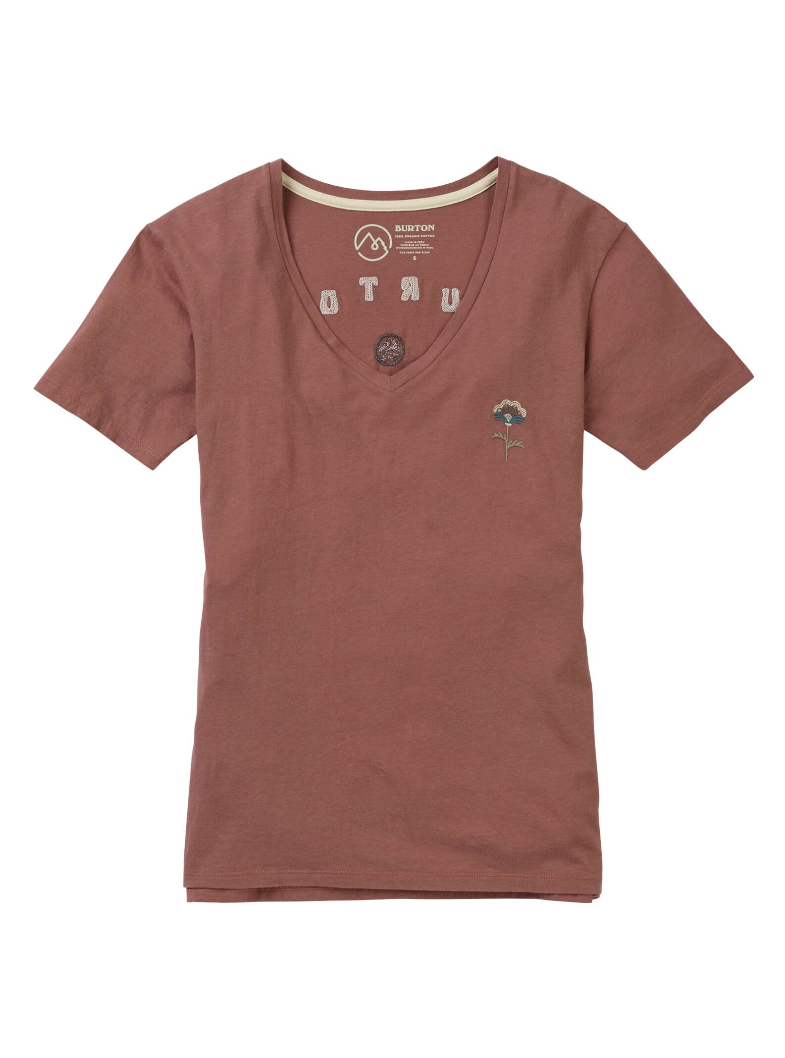 Burton - T-shirt à col en V Keeler femme, Twilight Mauve, XL