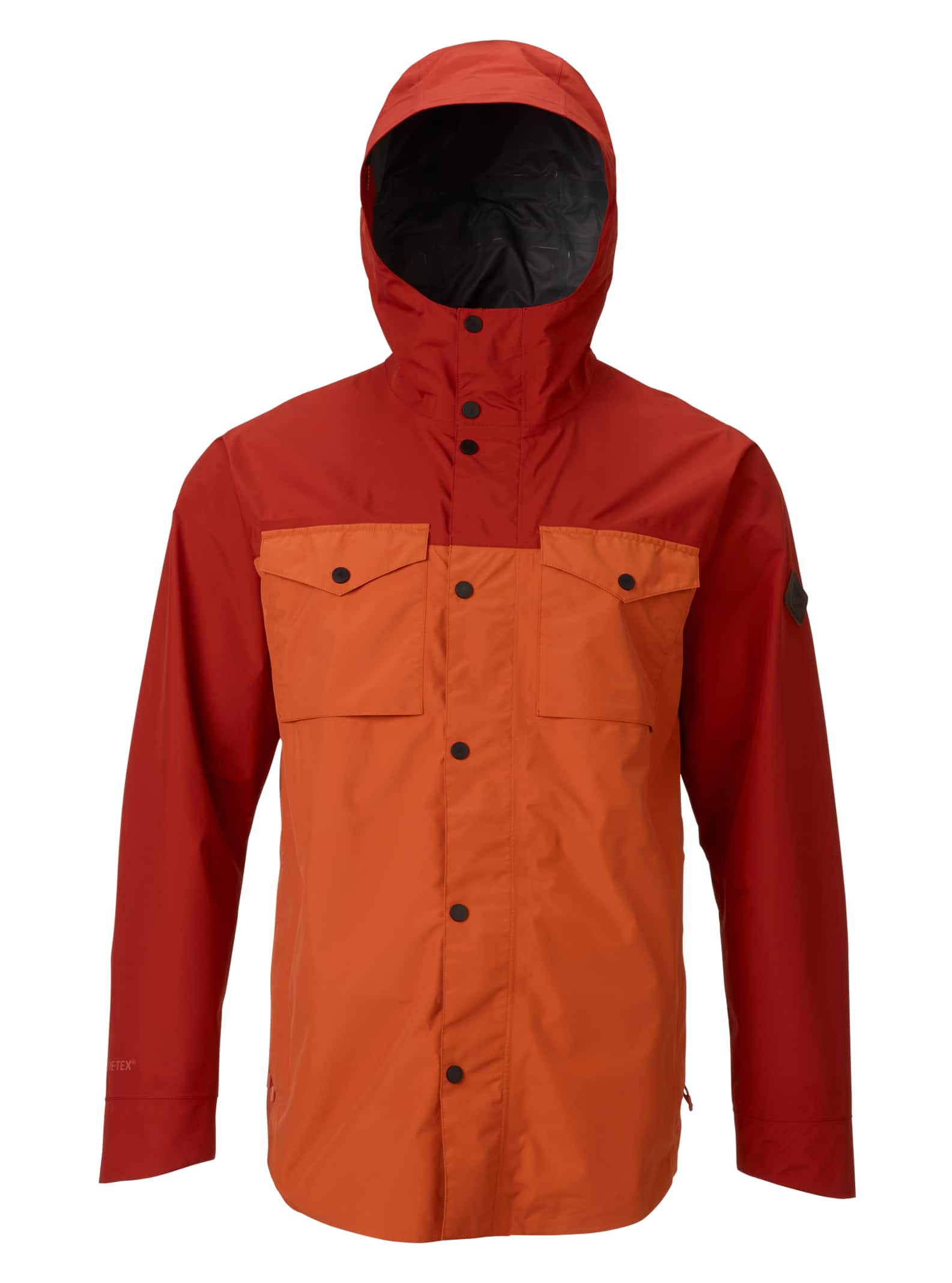 Burton - Veste chemise imperméable en GORE-TEX® Packrite homme, Mango / Bosa Nova, L