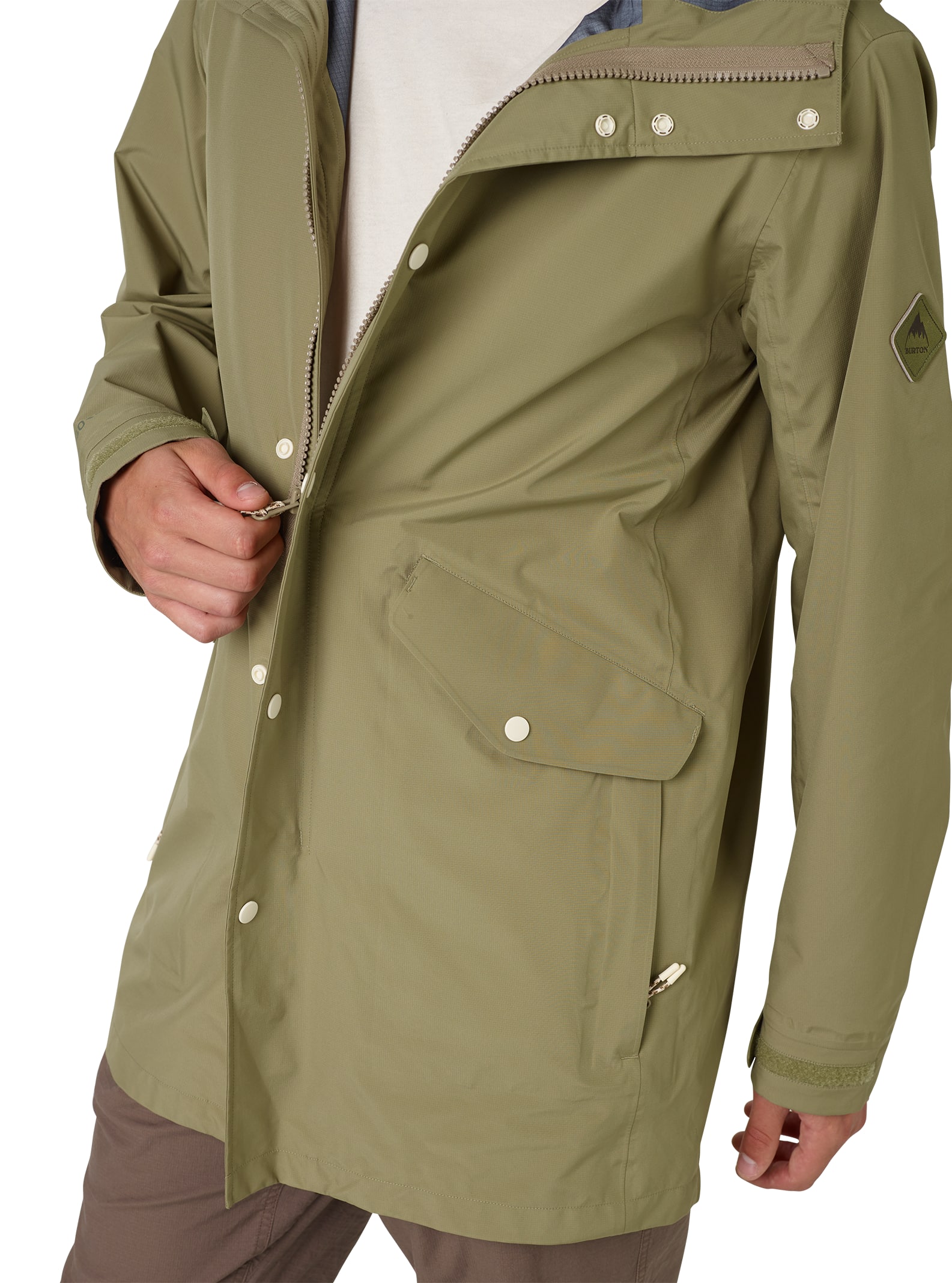 Men's Burton GORE TEX® Pro 3L B-17 Rain Jacket | Burton.com Spring 