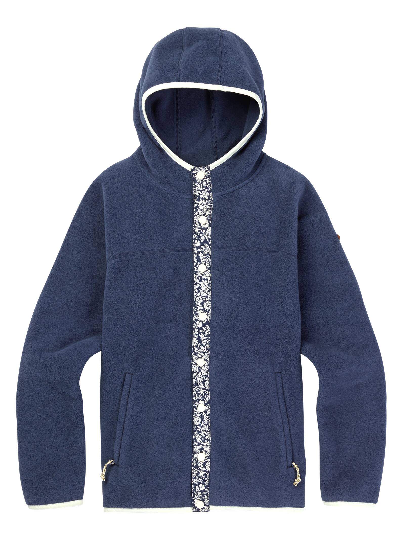 Burton - Veste en polaire Hearth à pressions femme, Mood Indigo, L