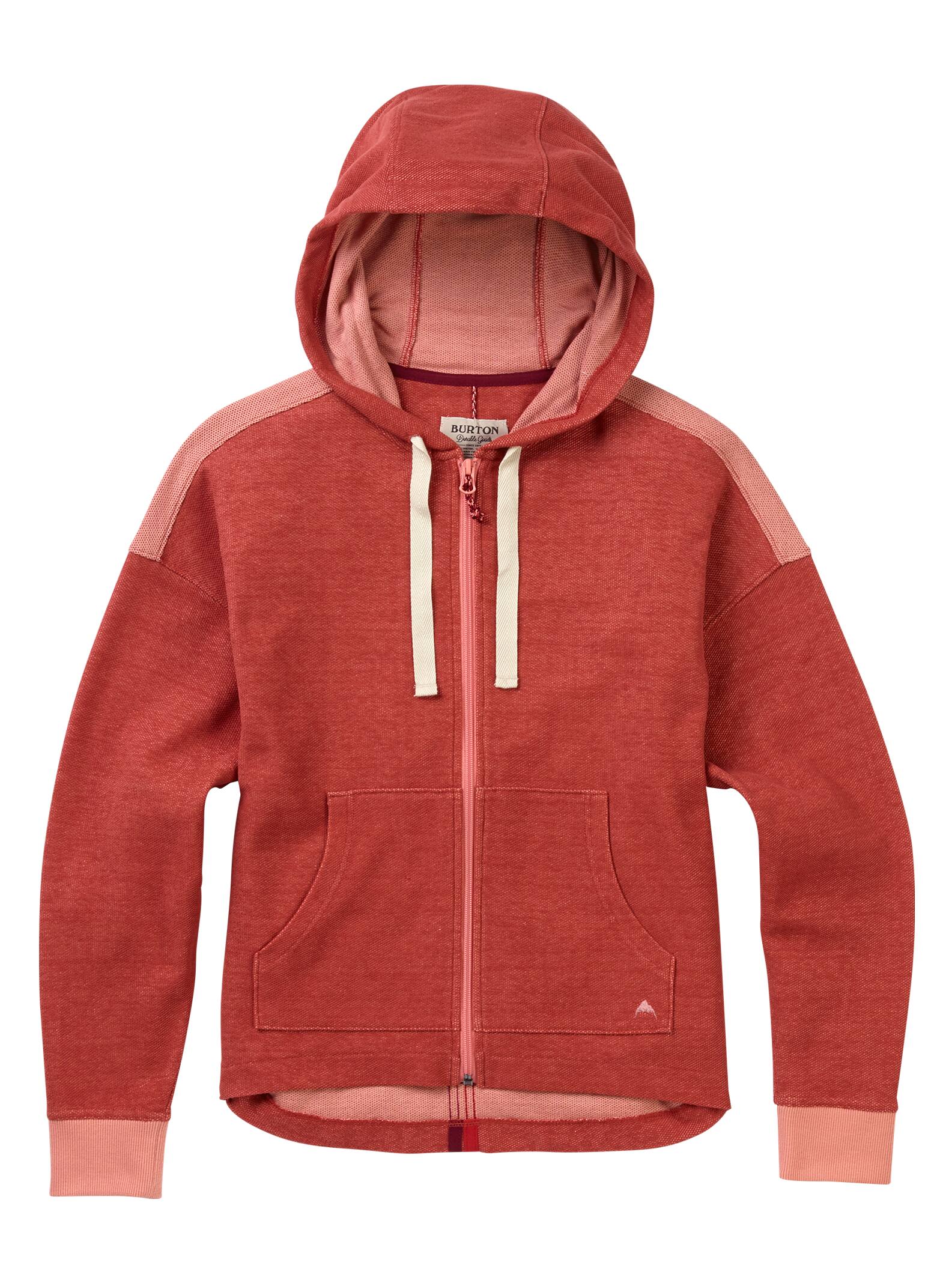 Burton - Sweat à capuche zippé Luxemore femme, Marsala, L
