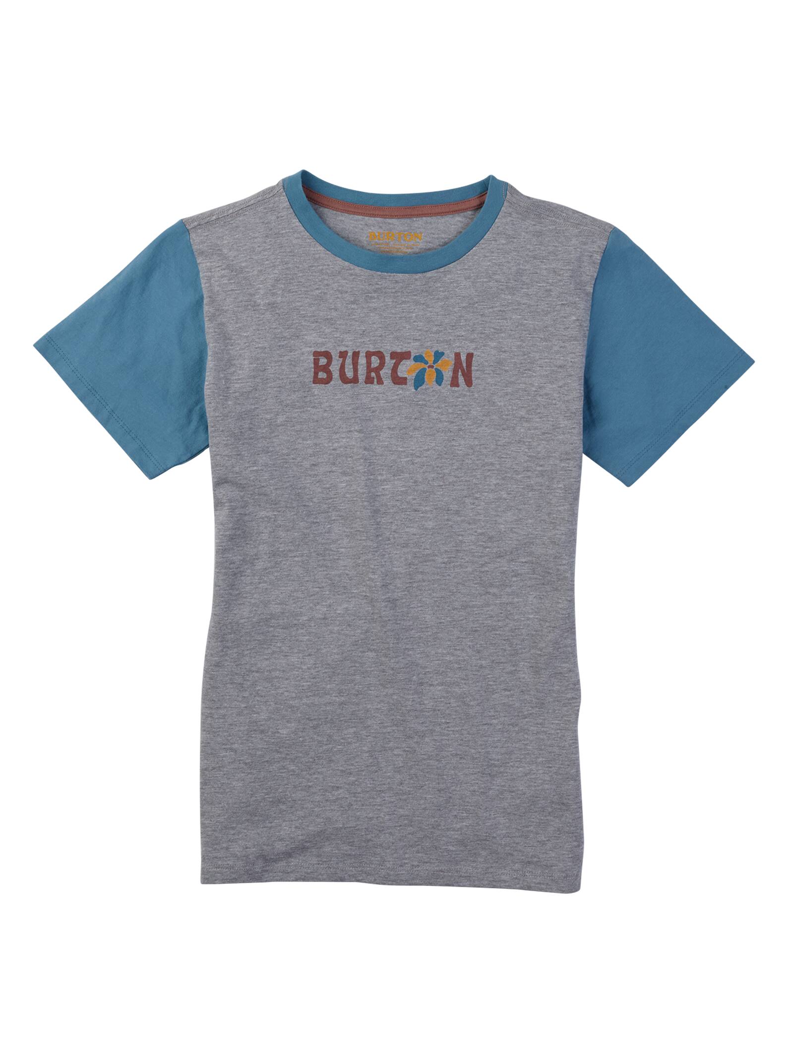 Burton - T-shirt à manches courtes Rarest fille, Gray Heather, L