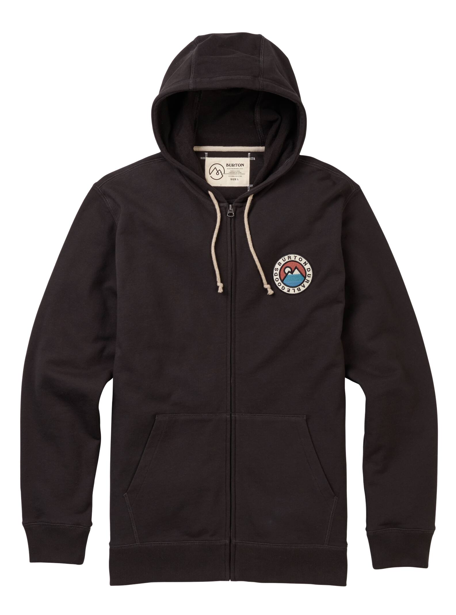 Burton - Sweat à capuche zippé homme Dauncy, Phantom, S