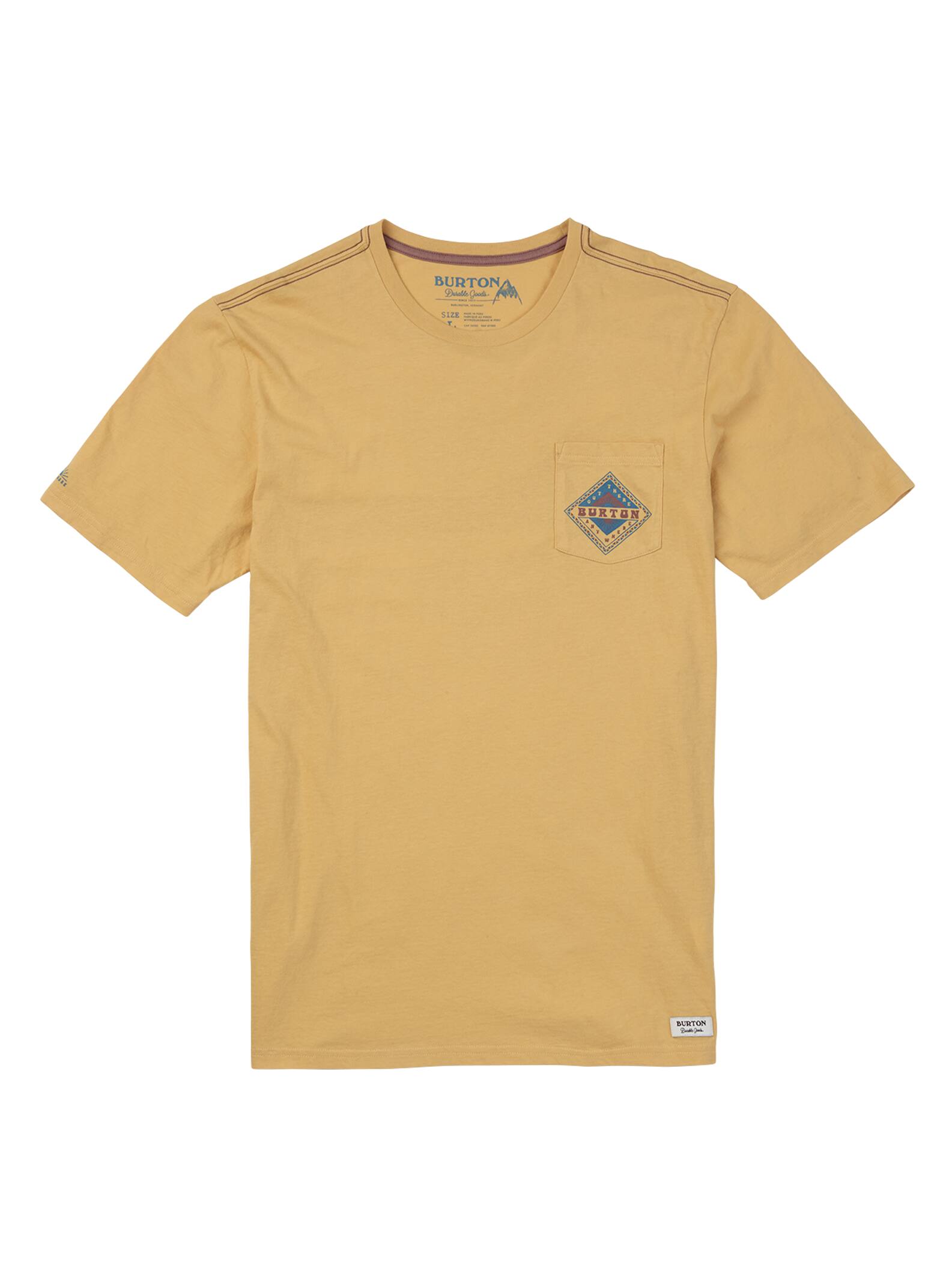 Burton - T-shirt à manches courtes Anchor Point homme, Ochre, L