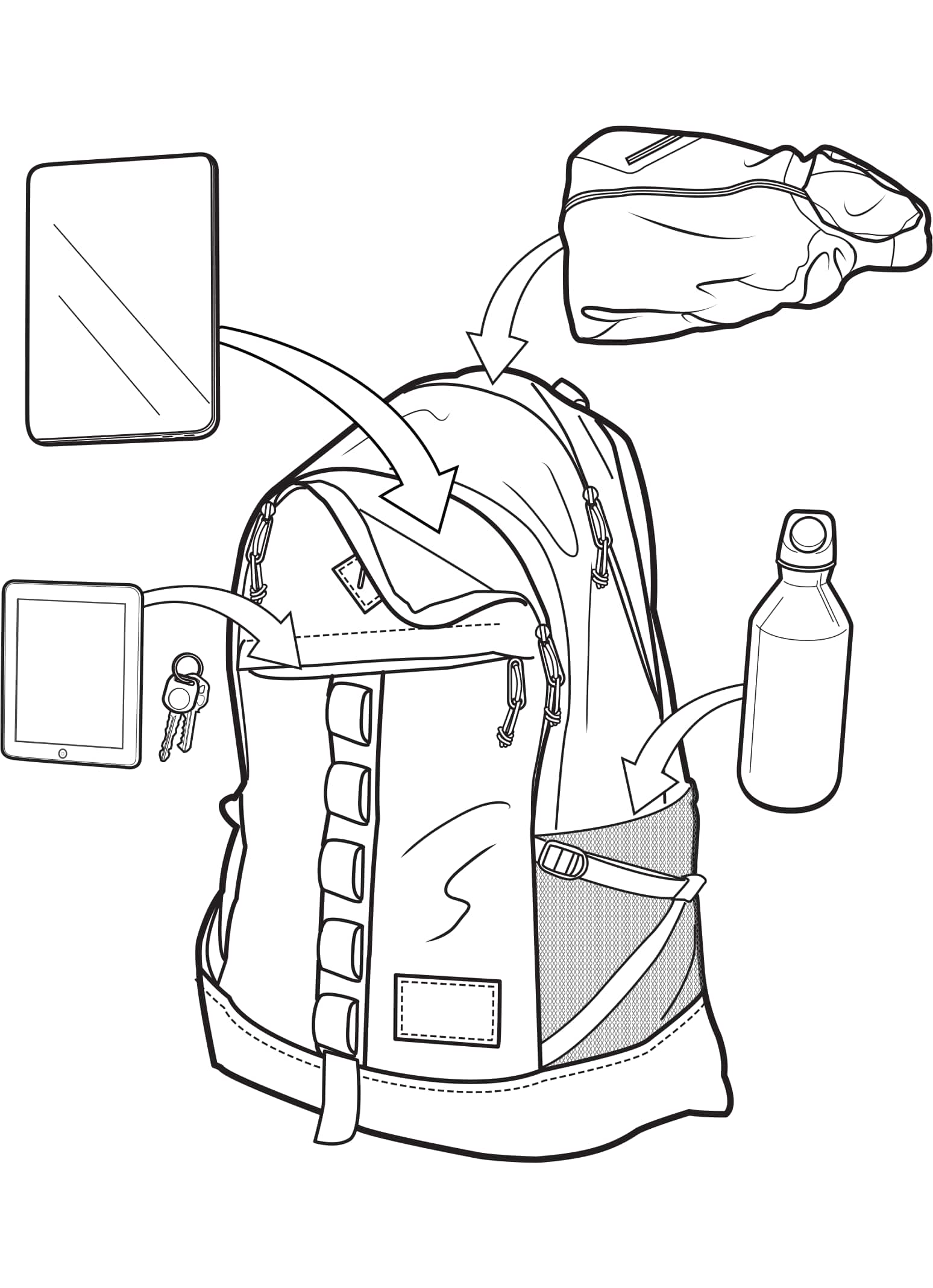 burton shackford backpack