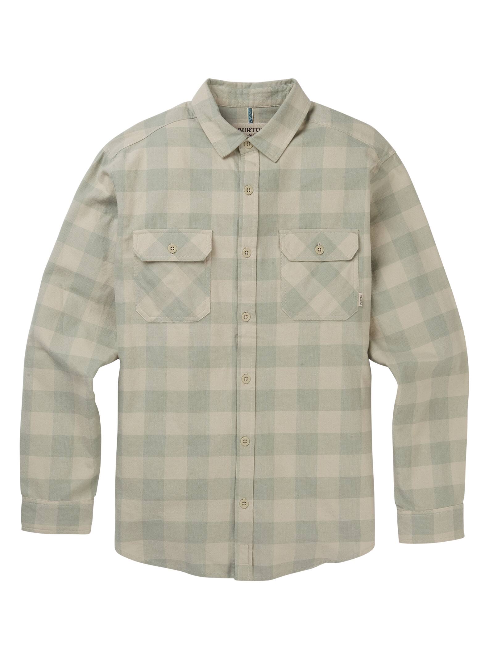 Burton - Chemise en flanelle Brighton homme, Pelican Heather Buffalo Plaid, M