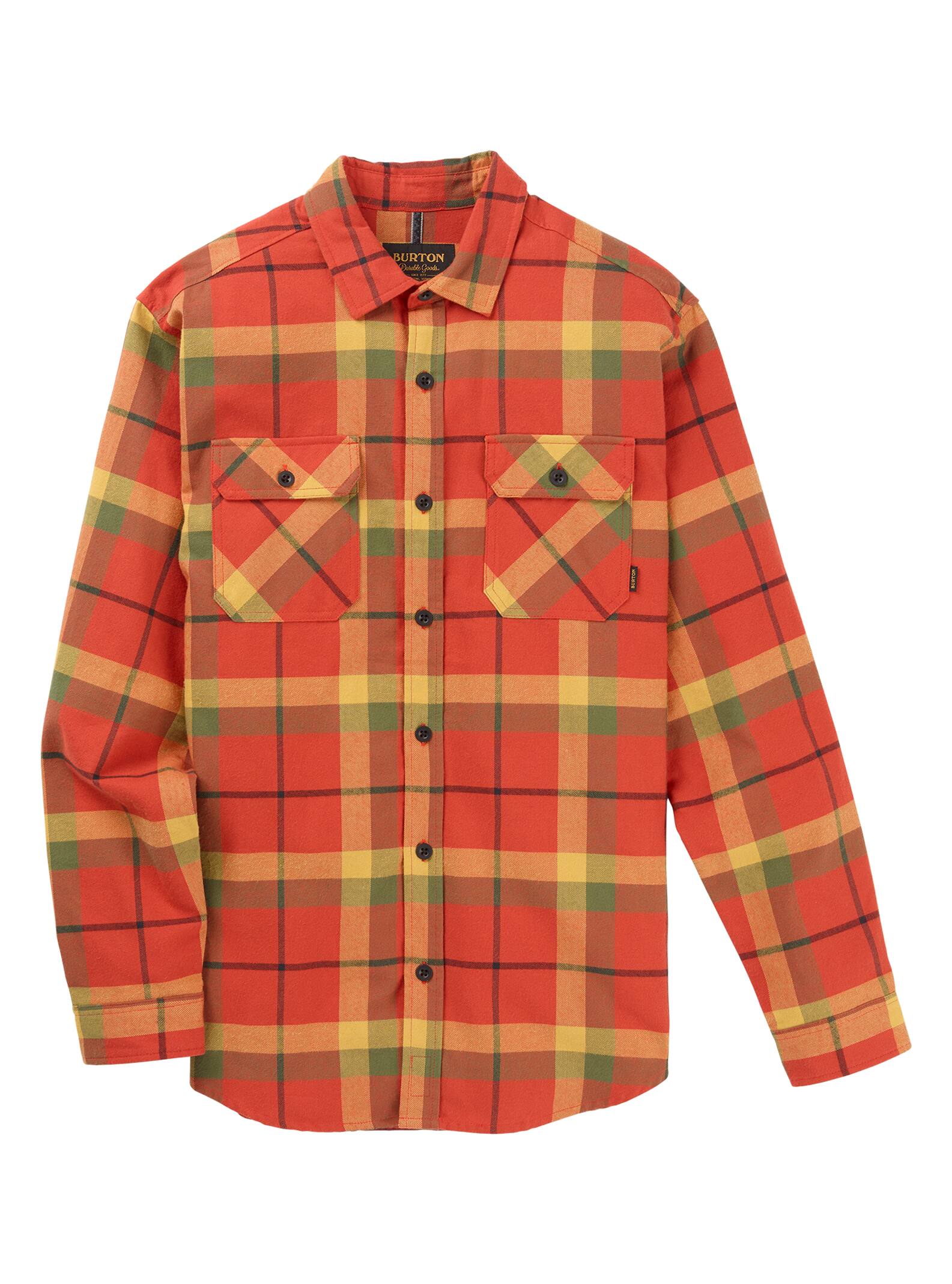 Burton - Chemise en flanelle Brighton homme, Tandori Tunnel Plaid, L