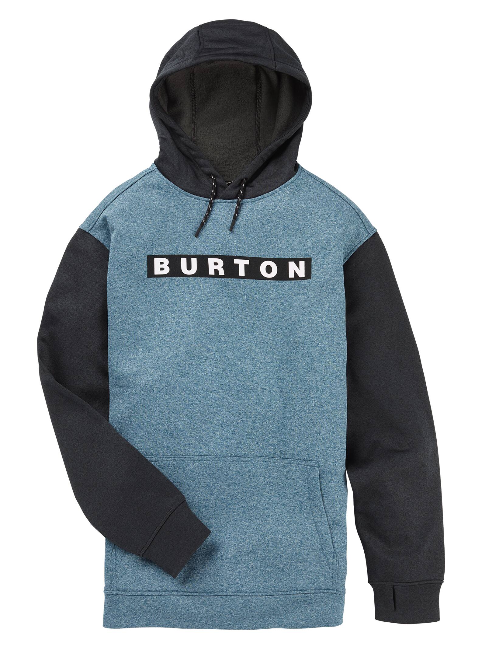 Burton – Pull à capuche Oak homme, Blue Sapphire Heather / True Black Heather, L