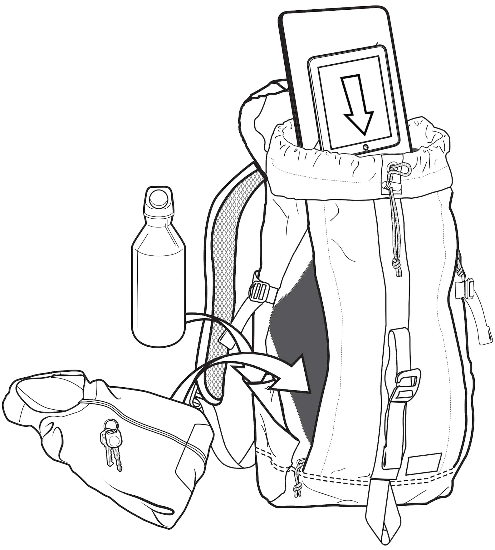 burton chilcoot pack