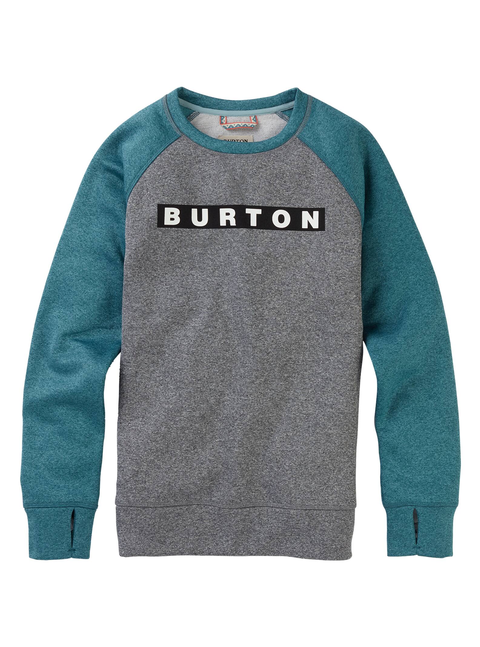 Burton - Sweat ras du cou Oak femme, Gray Heather / Hydro Heather, XL